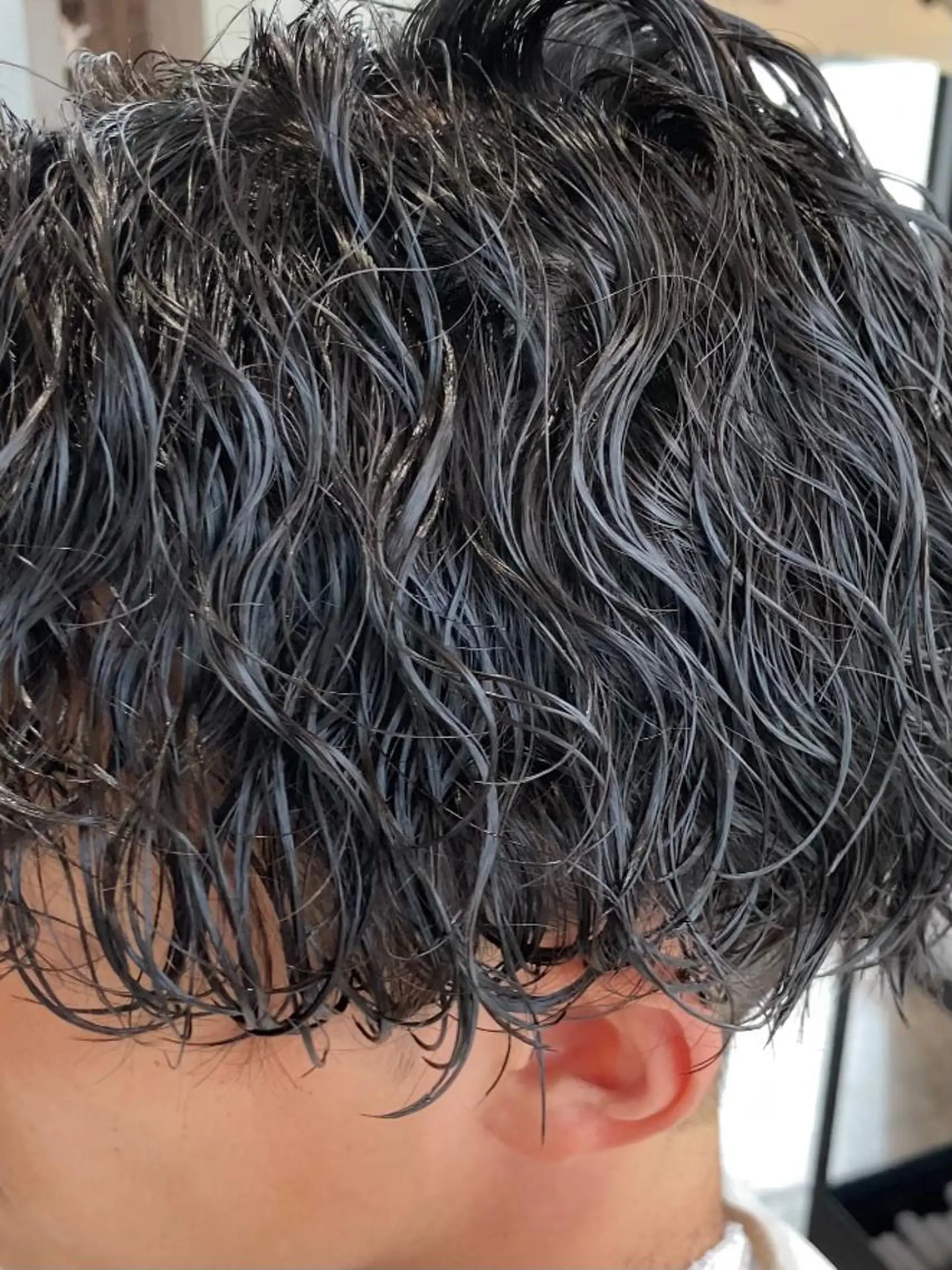 ショート パーマ メンズ 波巻きスパイラルパー マ/シャドウパーマ駿のヘアスタイル