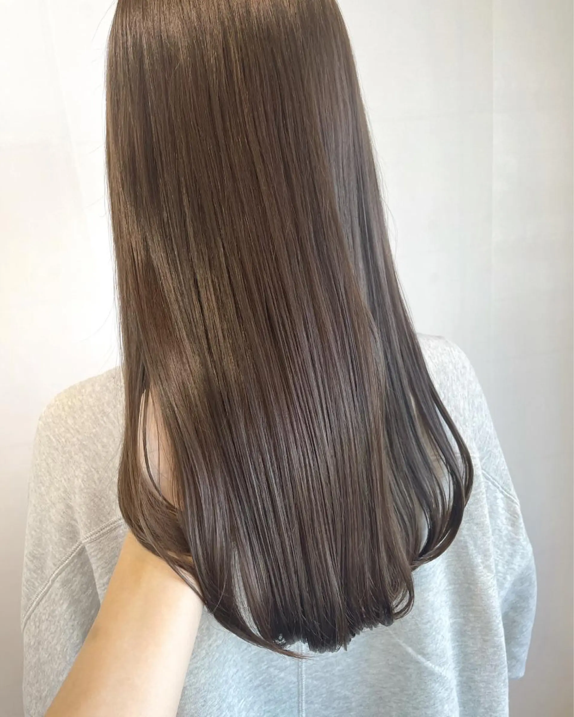 セミロング カラー ヘアアレンジ ヘアカラー 徳永 実沙のヘアスタイル