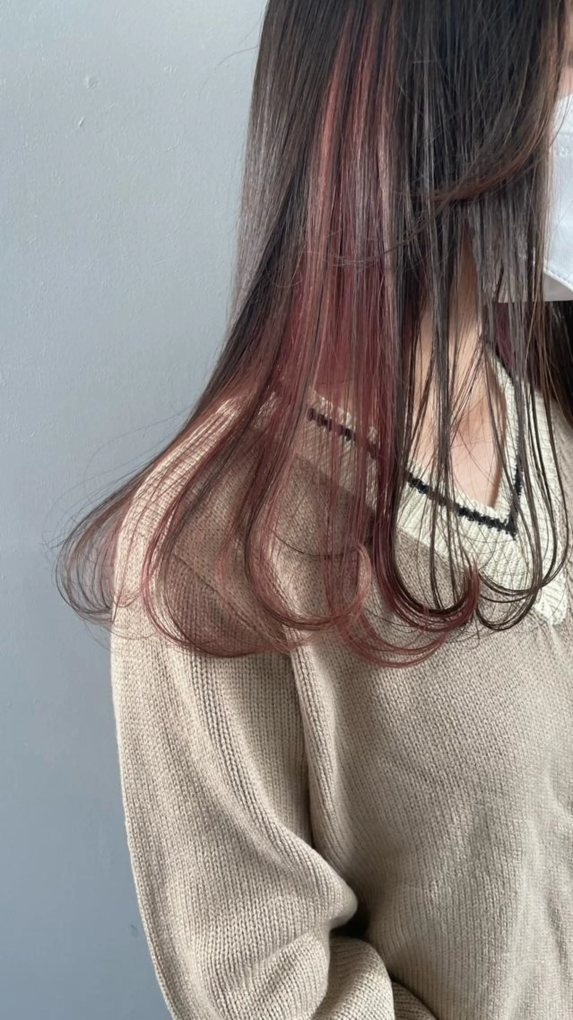 セミロング カラー ブリーチ ピンクカラー ヘアカラー トリートメント ヘアセット 💐ナチュラルヘア Kroda💐のヘアスタイル