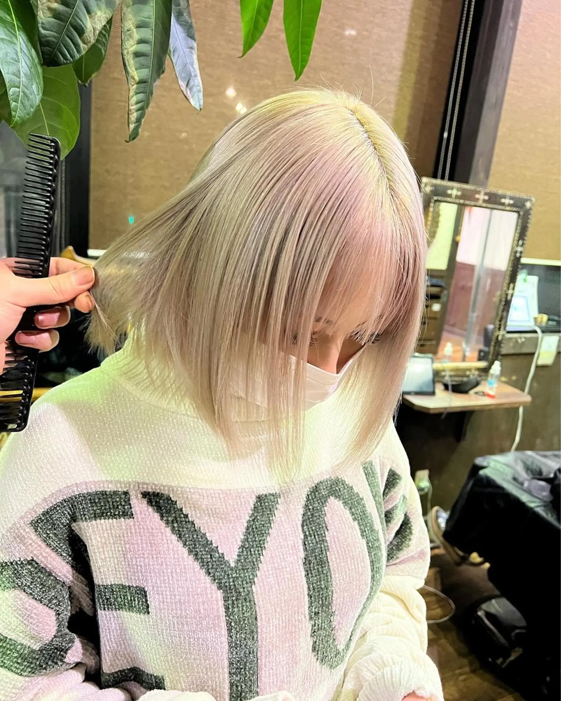 ショート ボブ ヘアカラー FERNA池袋所属・マンツーマン施術✂︎ 金田尚久🎨のヘアスタイル