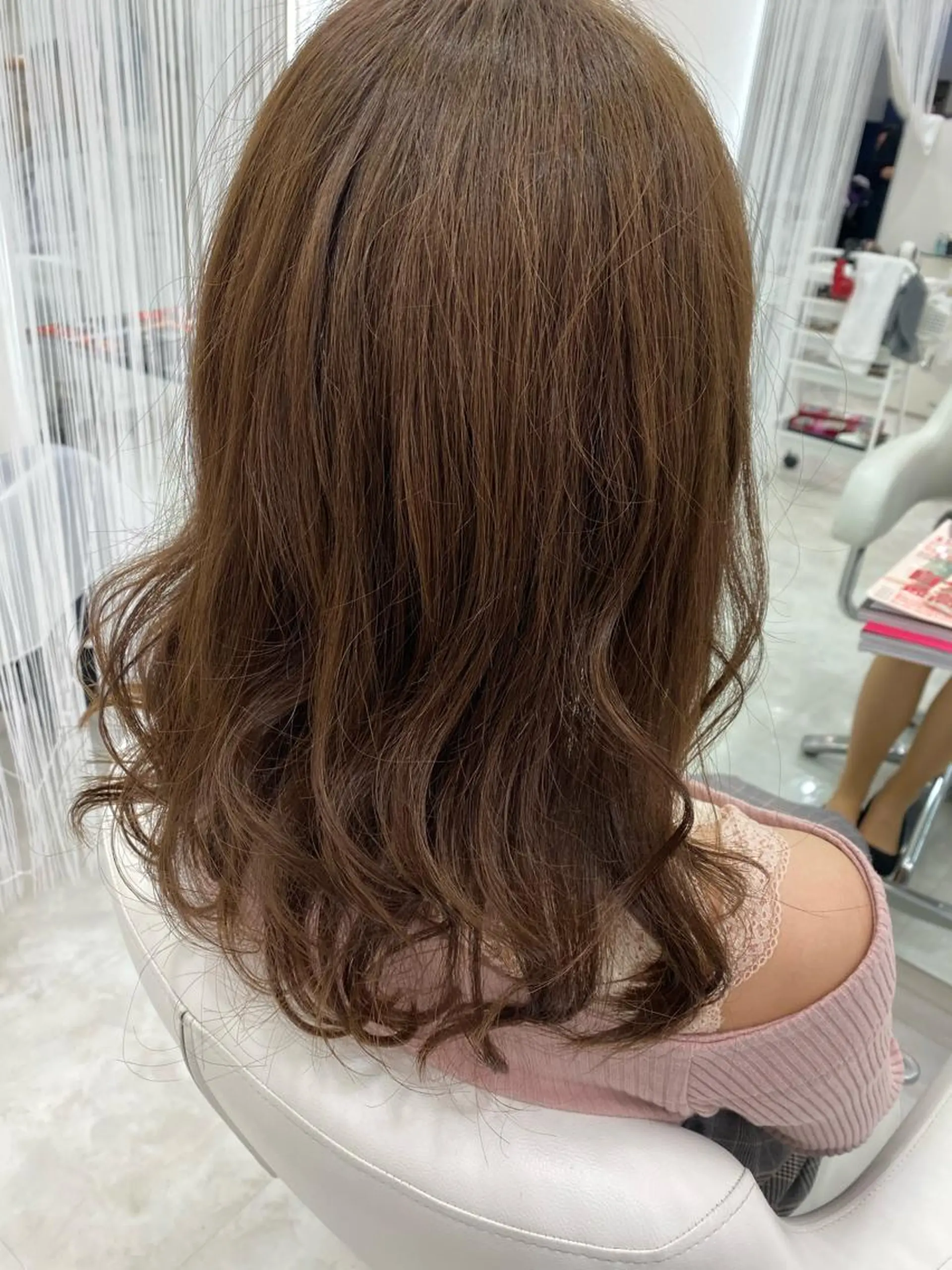 セミロング カラー ベージュカラー hair Freak所属・佐藤 祥太のヘアスタイル