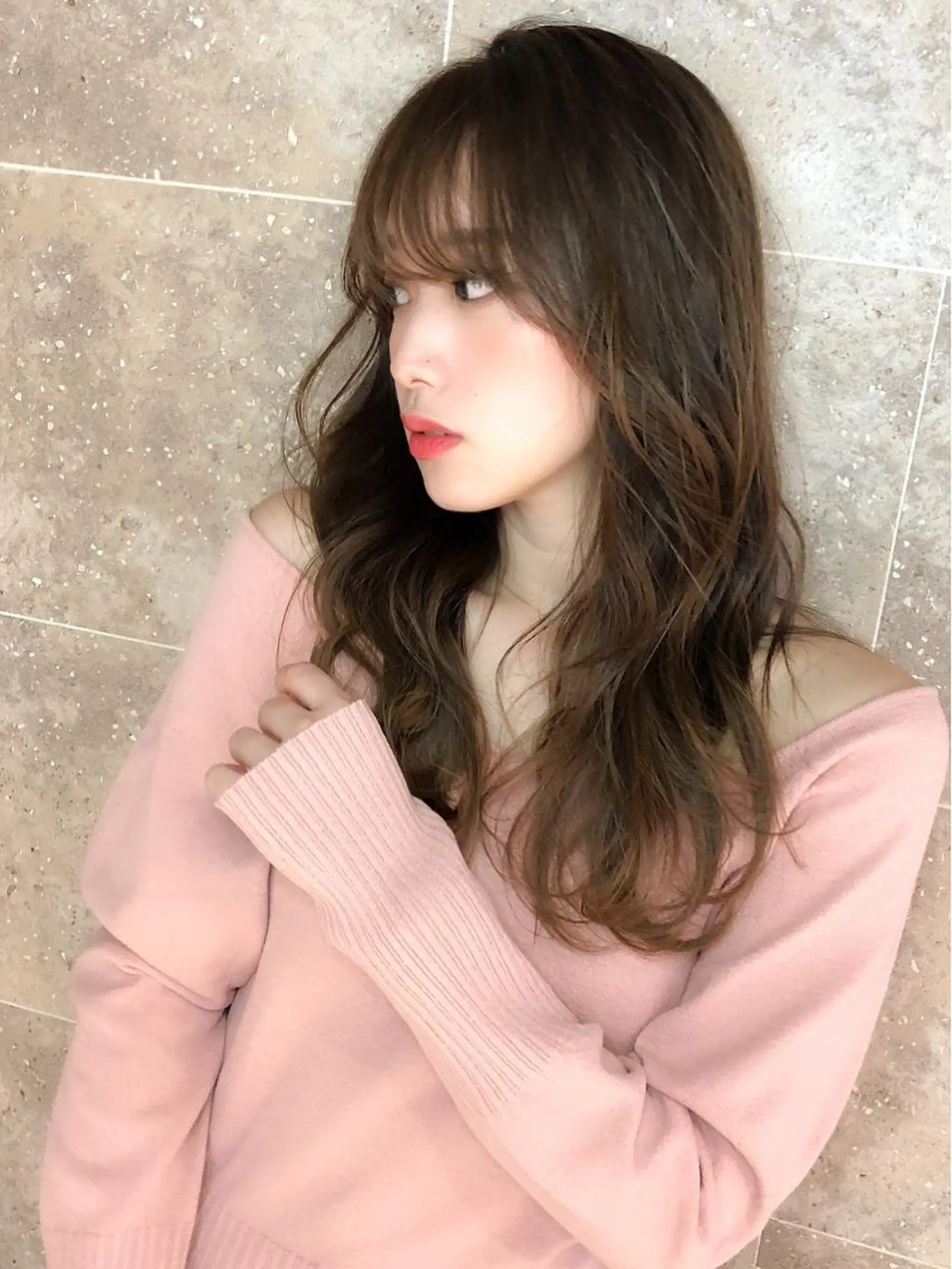 セミロング カラー パーマ カット ヘアカラー トリートメント モテ髪をつくる✂️ 佐藤ヒロのヘアスタイル