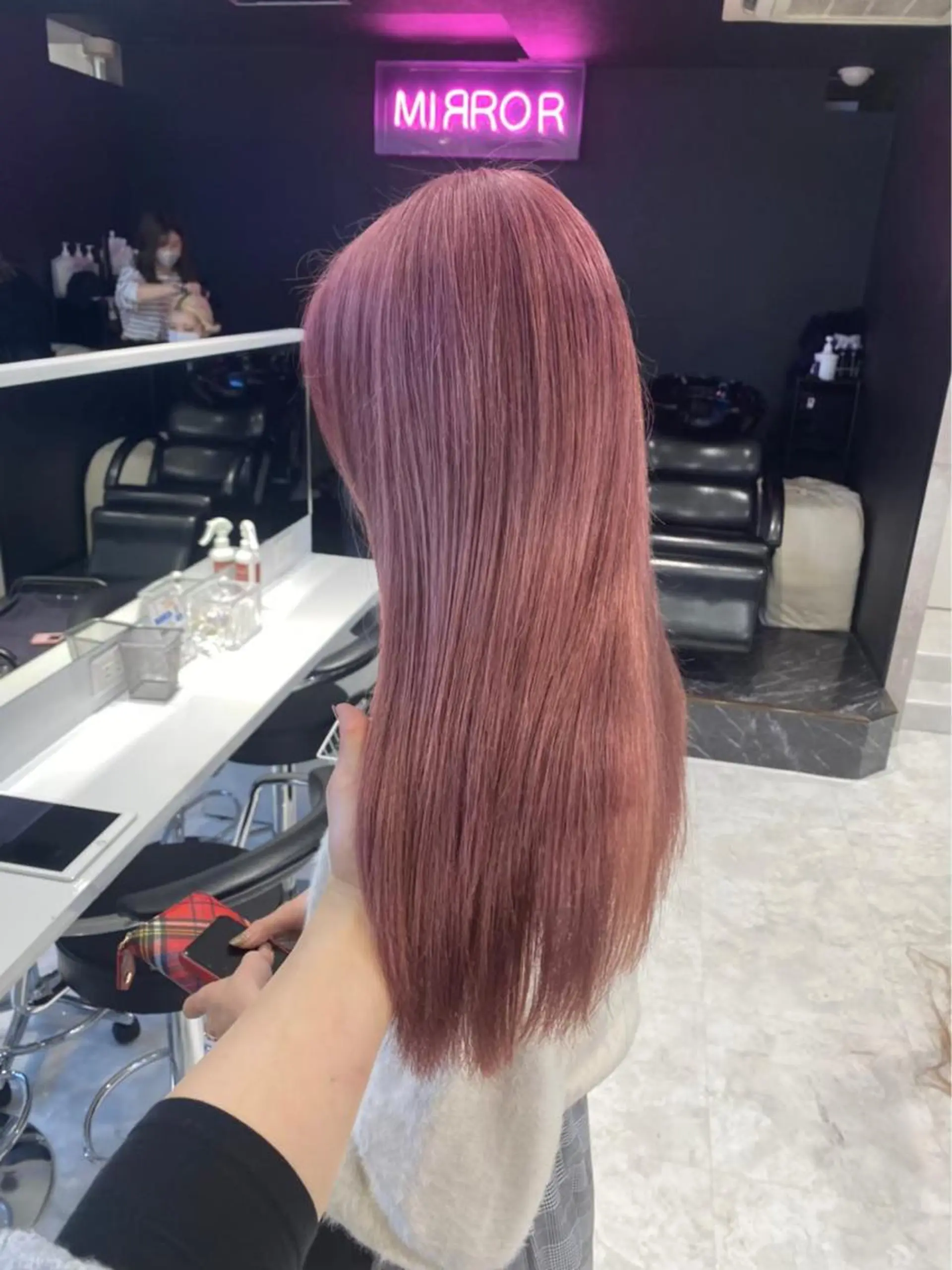 ロング ハイトーン×エクステ 💞くるみのヘアスタイル