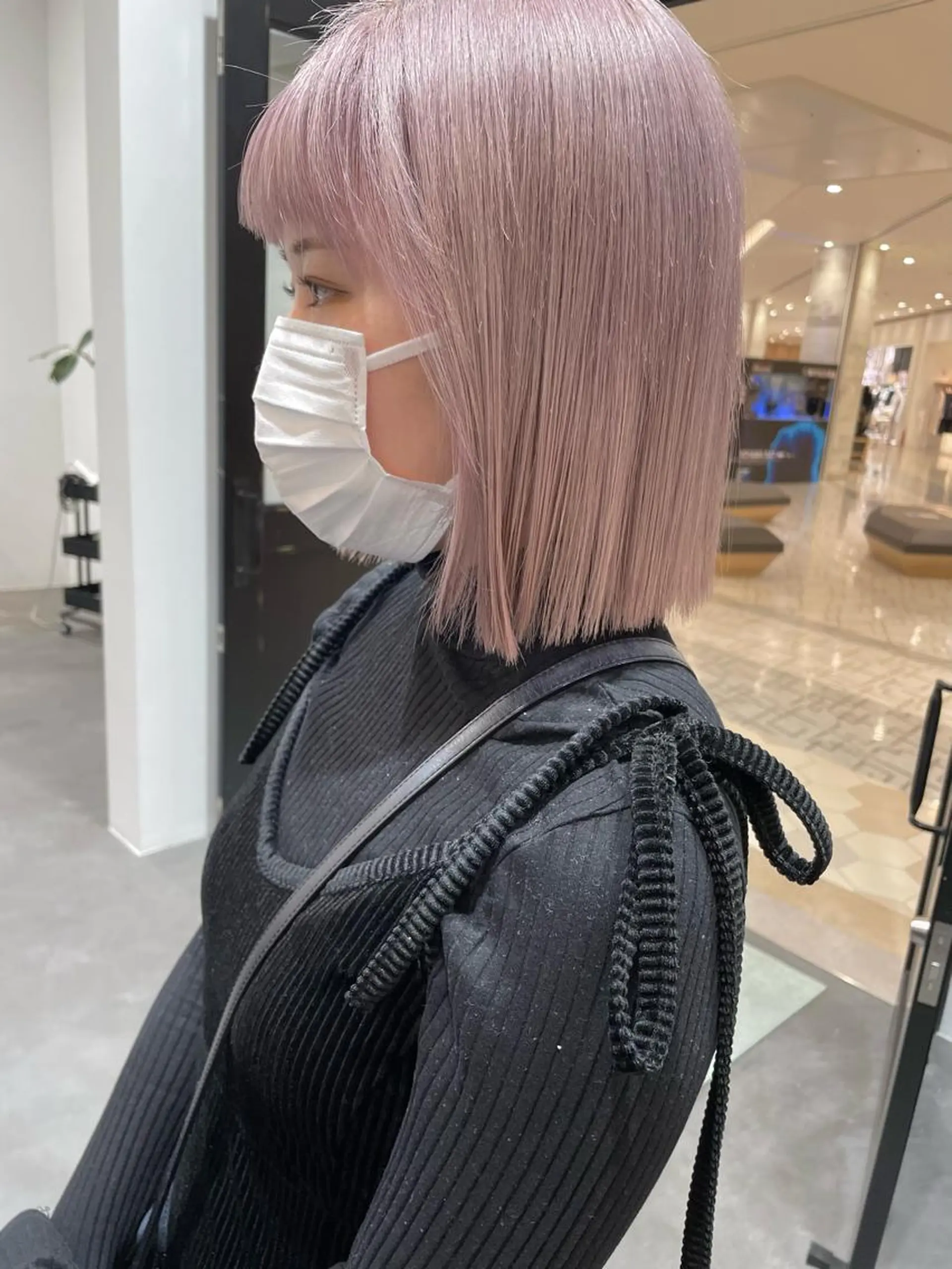 ショート カラー ヘアアレンジ ヘアカラー トリートメント 小倉 愛里のヘアスタイル