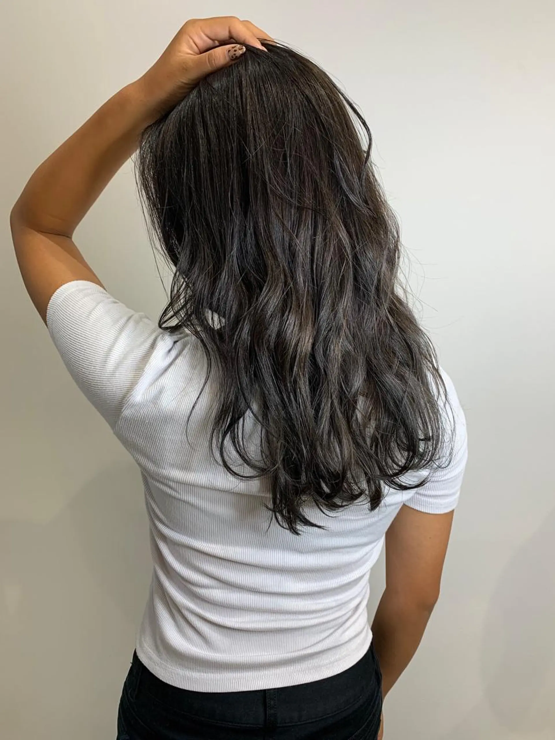 ロング カラー バレイヤージュ グレージュ レイヤーカット カット ヘアカラー トリートメント Roid 代表✨HIROのヘアスタイル