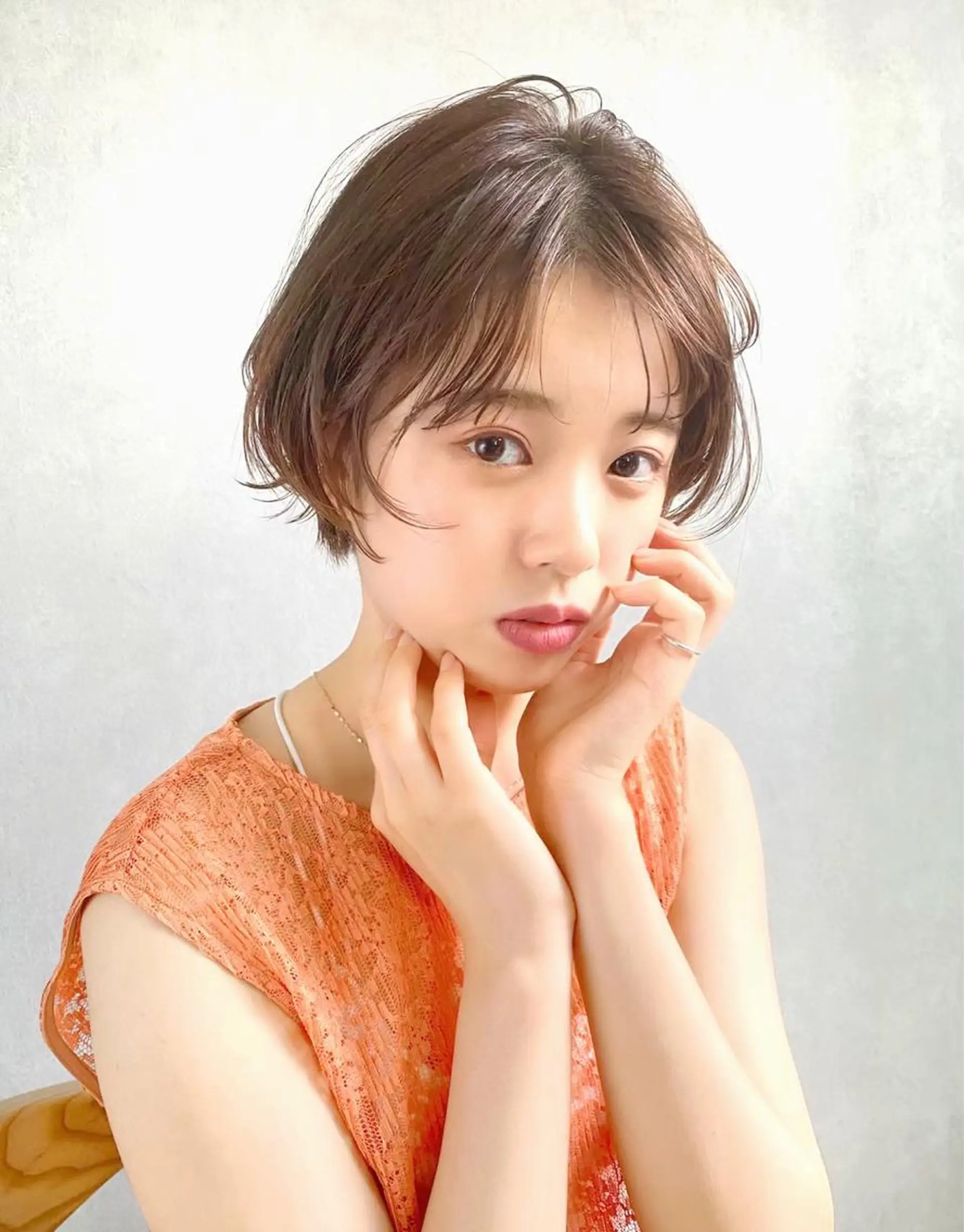 ショート カラー ヘアカラー 池田 未瑠のヘアスタイル