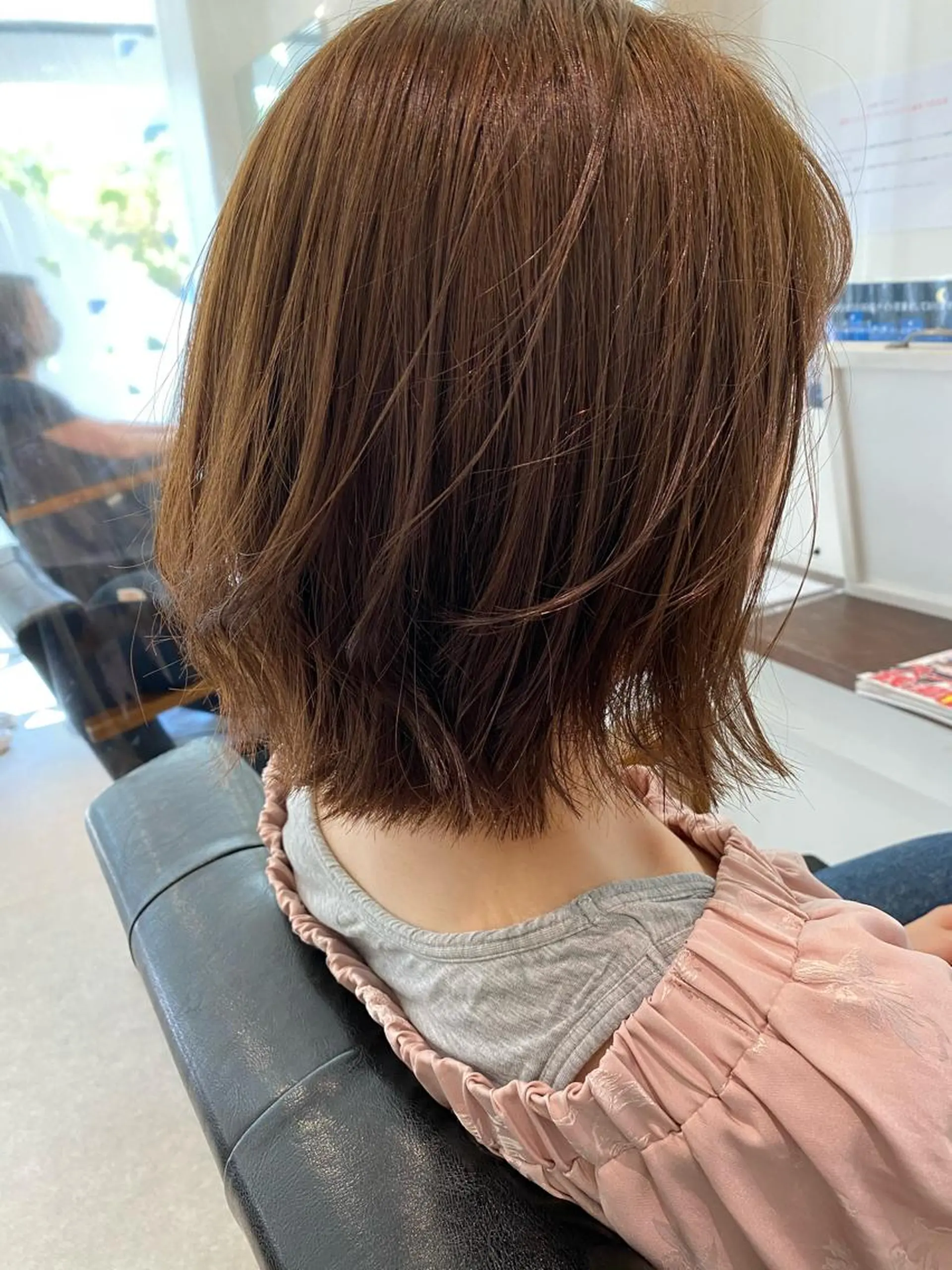 ミディアム カラー Rely 美空のヘアスタイル