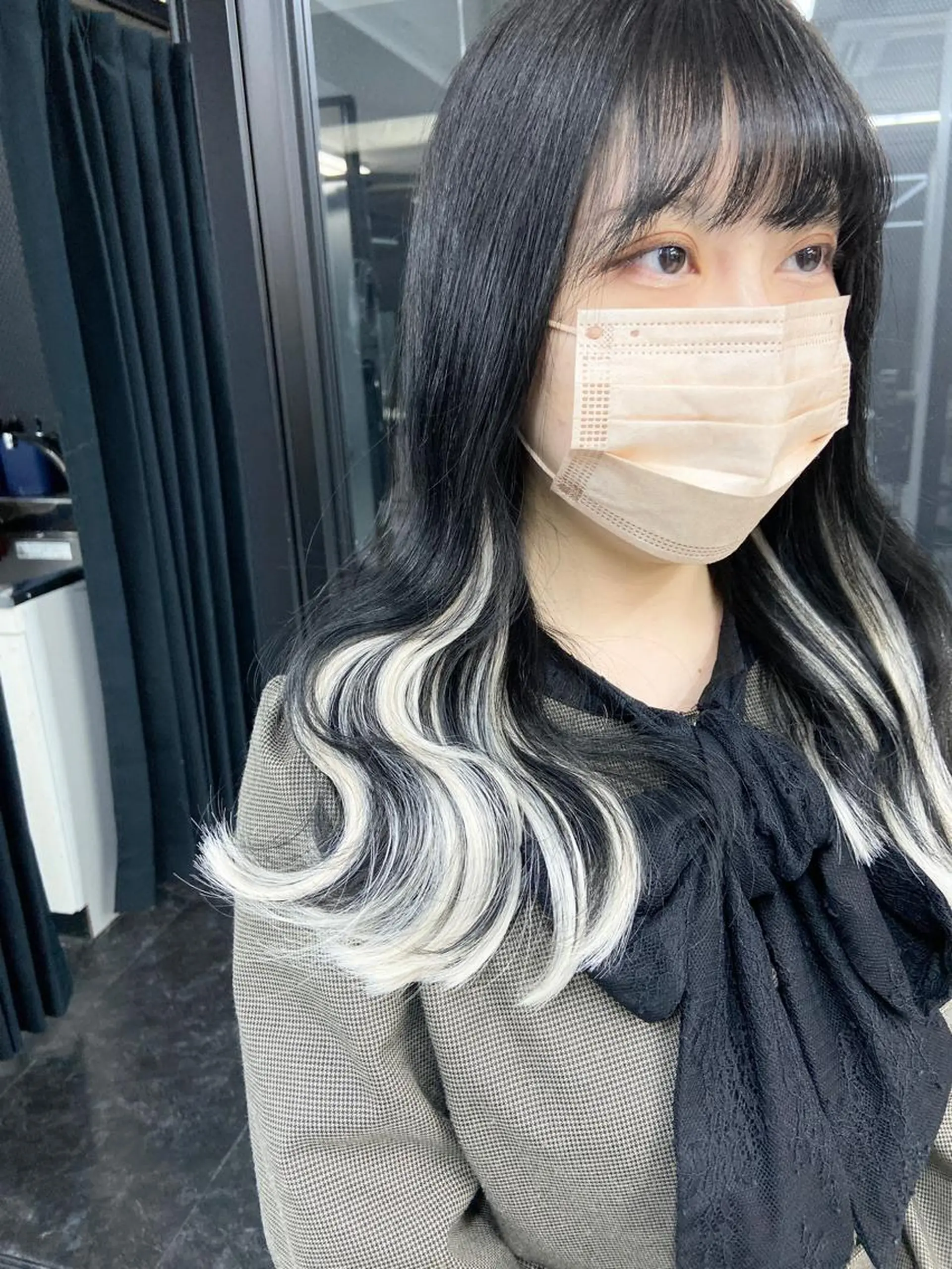 ロング カラー ハイトーンカラー ヘアカラー トリートメント エクステ ミルボンAujua認定サロン Ria OSAKA 梅田所属・メンズ、エクステ特化 Ryuのヘアスタイル