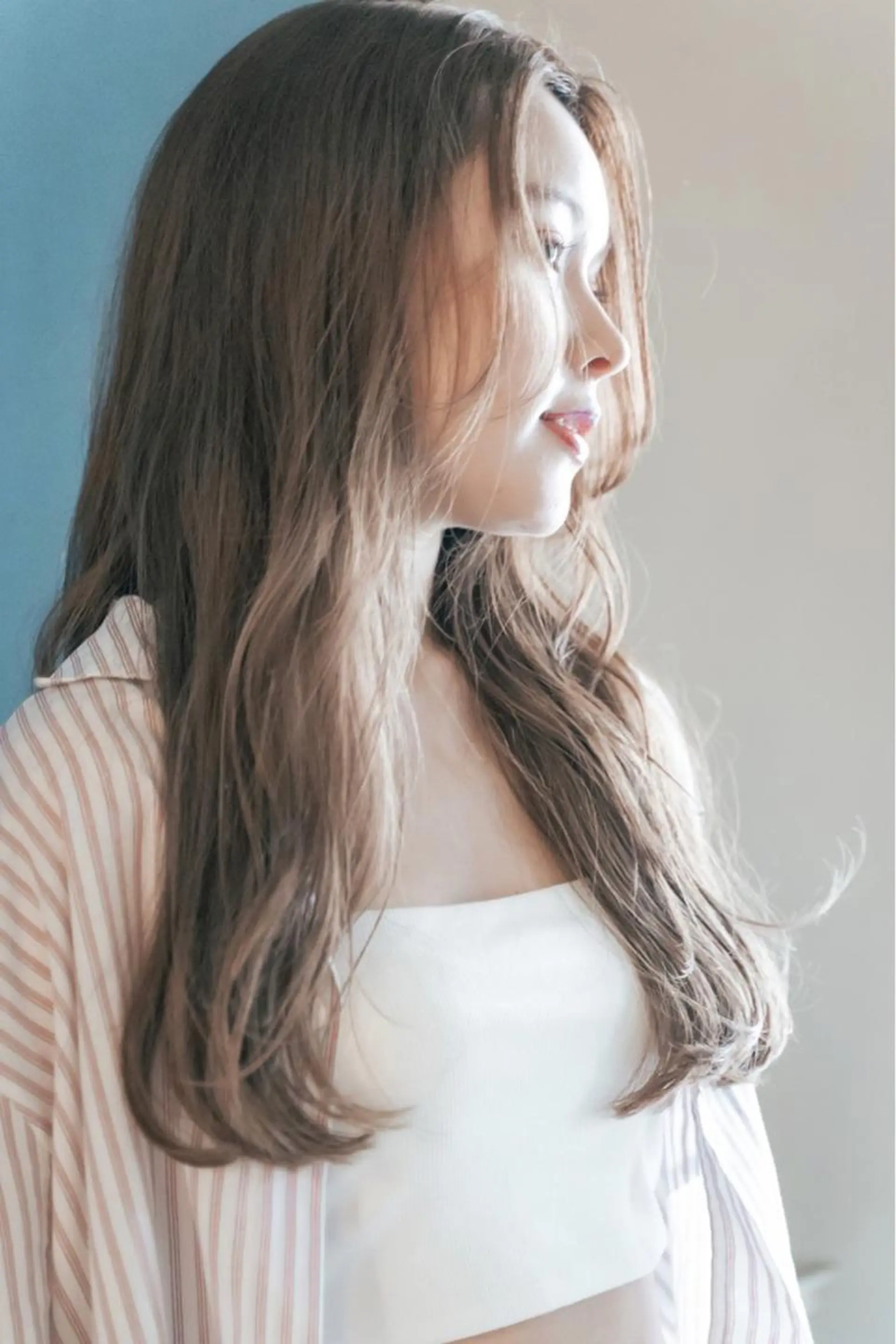 セミロング カラー パーマ ヘアアレンジ メンズ キッズ ネイル マツエク・マツパ ベージュカラー ミルクティーベージュ カット ヘアカラー トリートメント ヘアセット 韓国ヘア🫧 KAZUTOのヘアスタイル