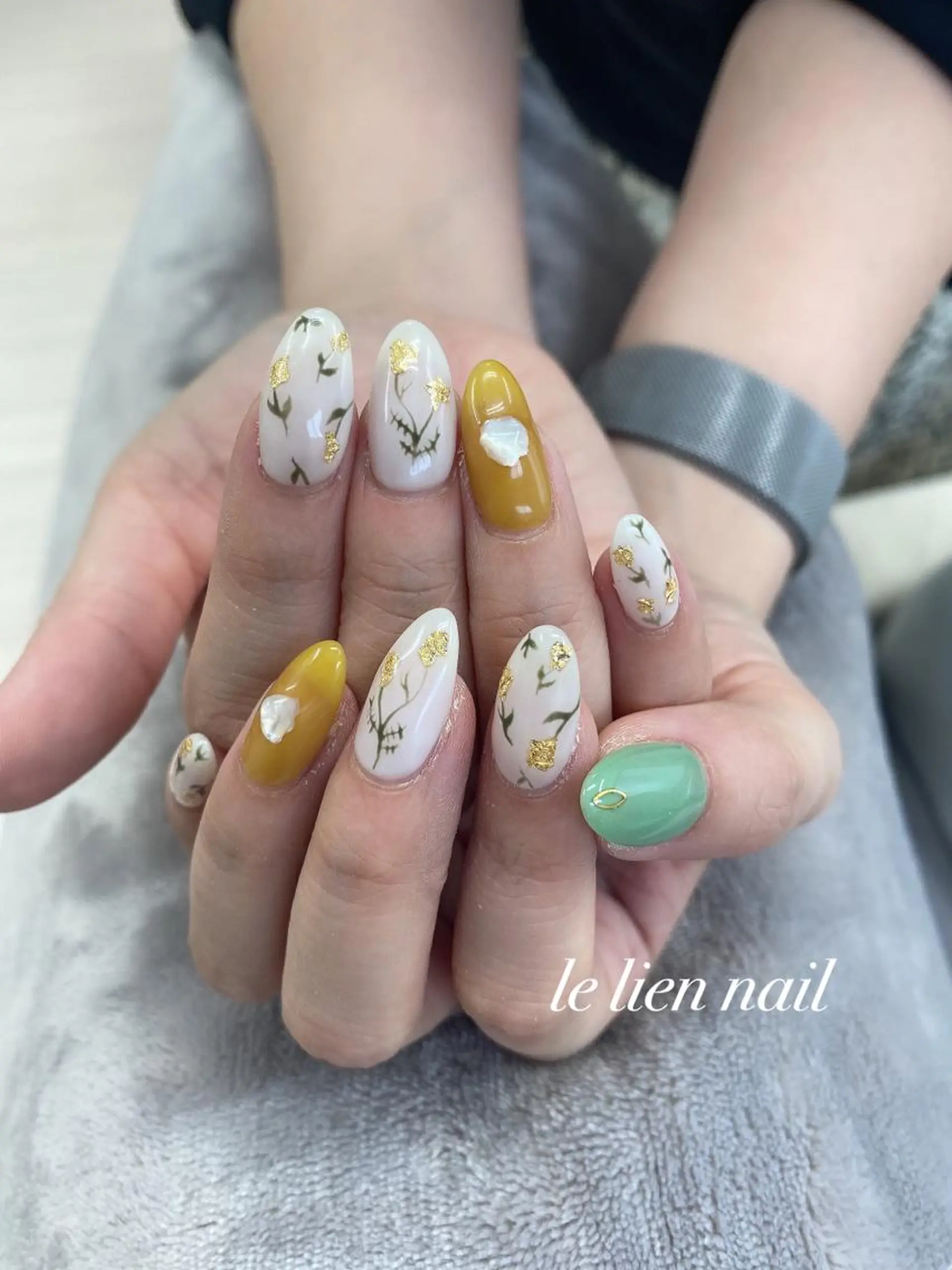 ネイル アートネイル ハンドネイル le lien nailのネイルデザイン