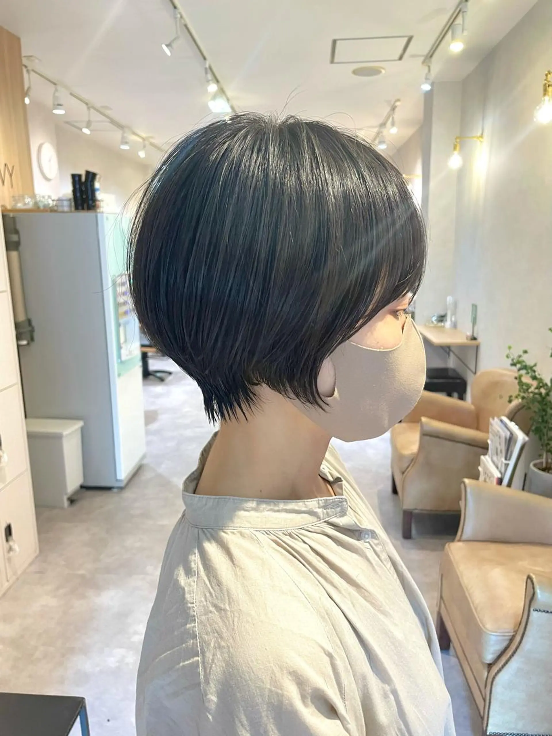 ショート くびれヘア ショートヘア salowin梅田茶屋町north所属・くがれいじ 梅田/ショート/ボブのヘアスタイル