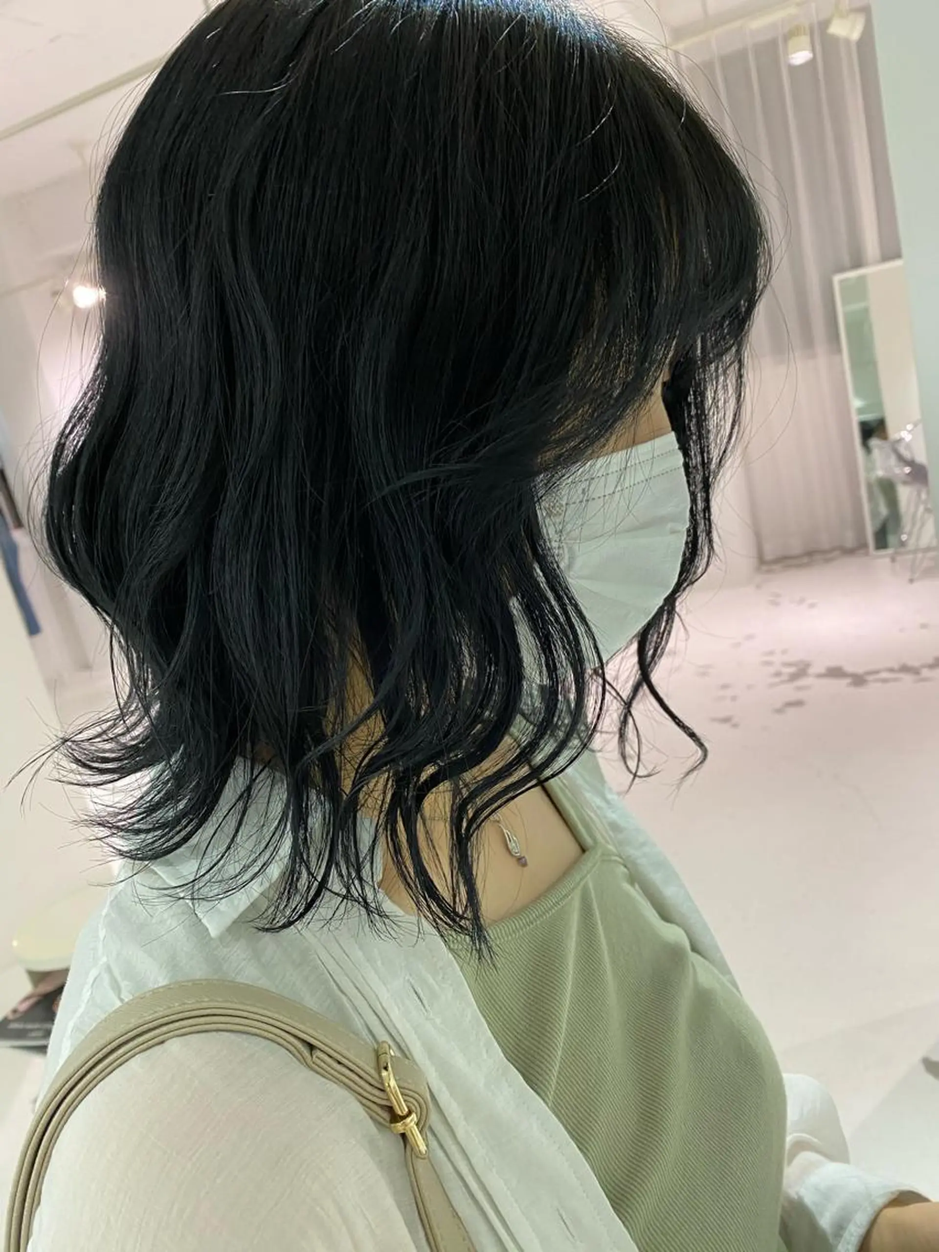 ミディアム カラー ブリーチ 透明感カラー ブリーチなしカラー VANCY所属・uchida daikiのヘアスタイル