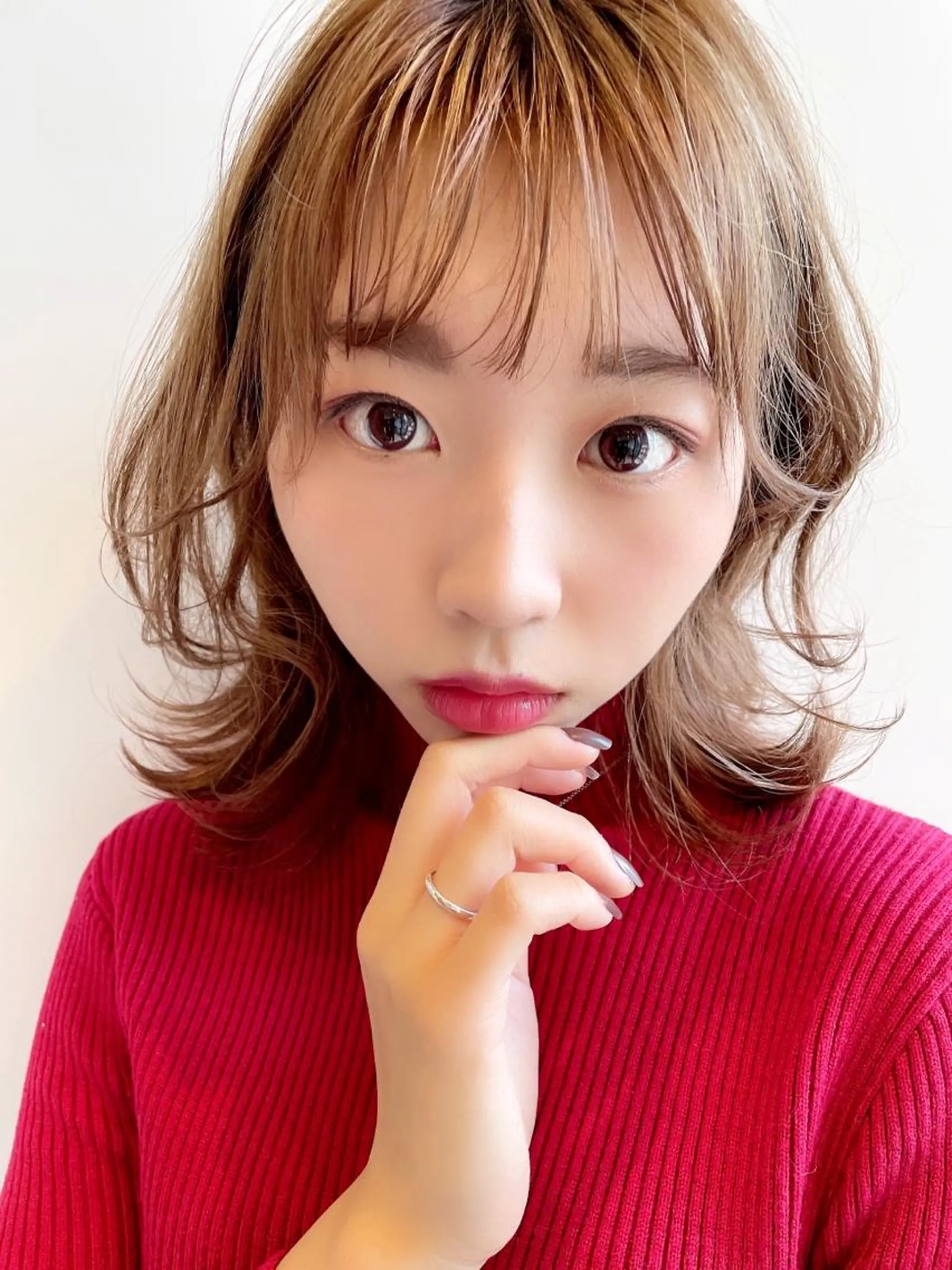 ミディアム 💗ブリーチなし 垢抜け💗徳井はやとのヘアスタイル