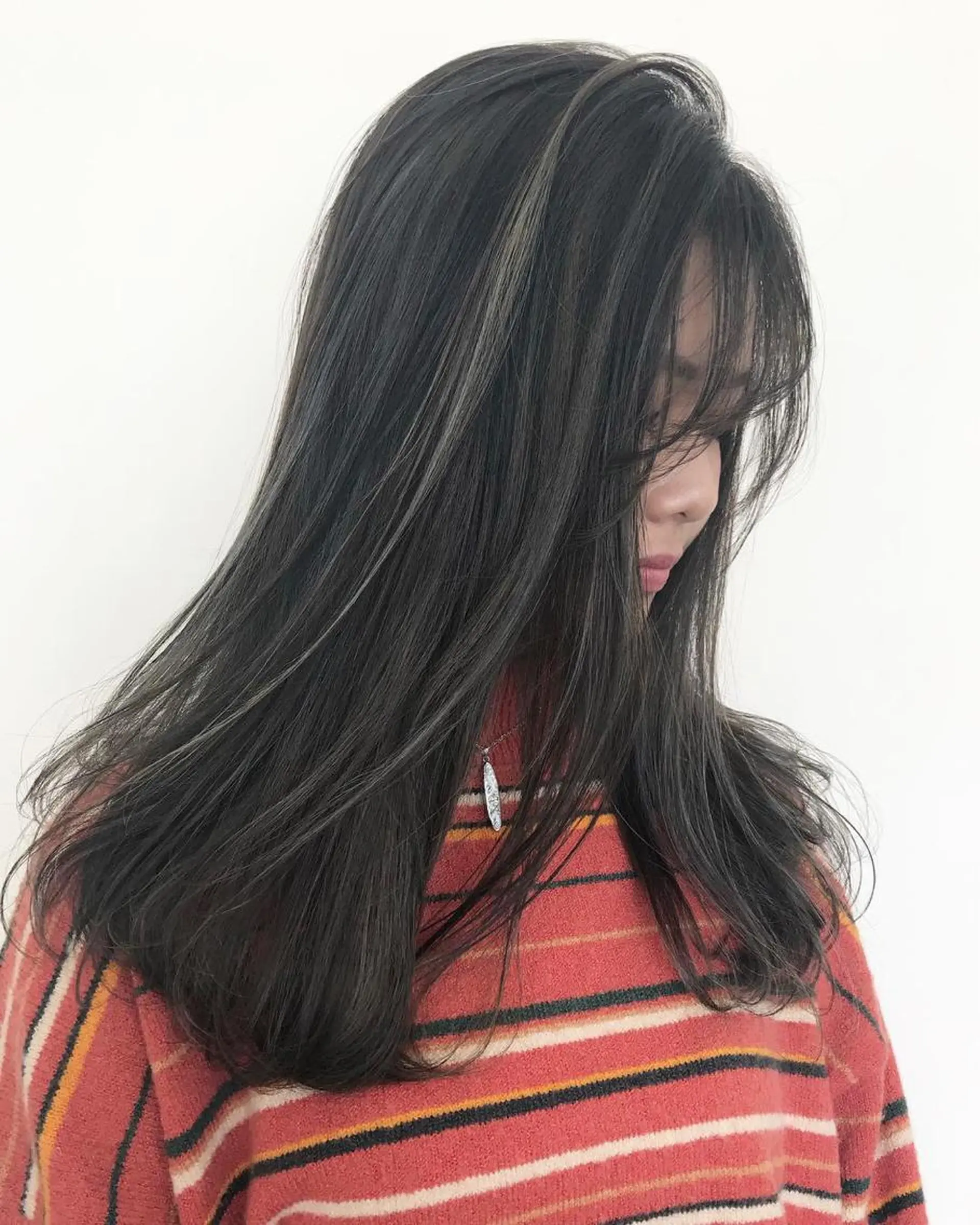 ロング カラー ハイライトカラー ハイライト 髪質改善サロン 心斎橋ARCHEのヘアスタイル