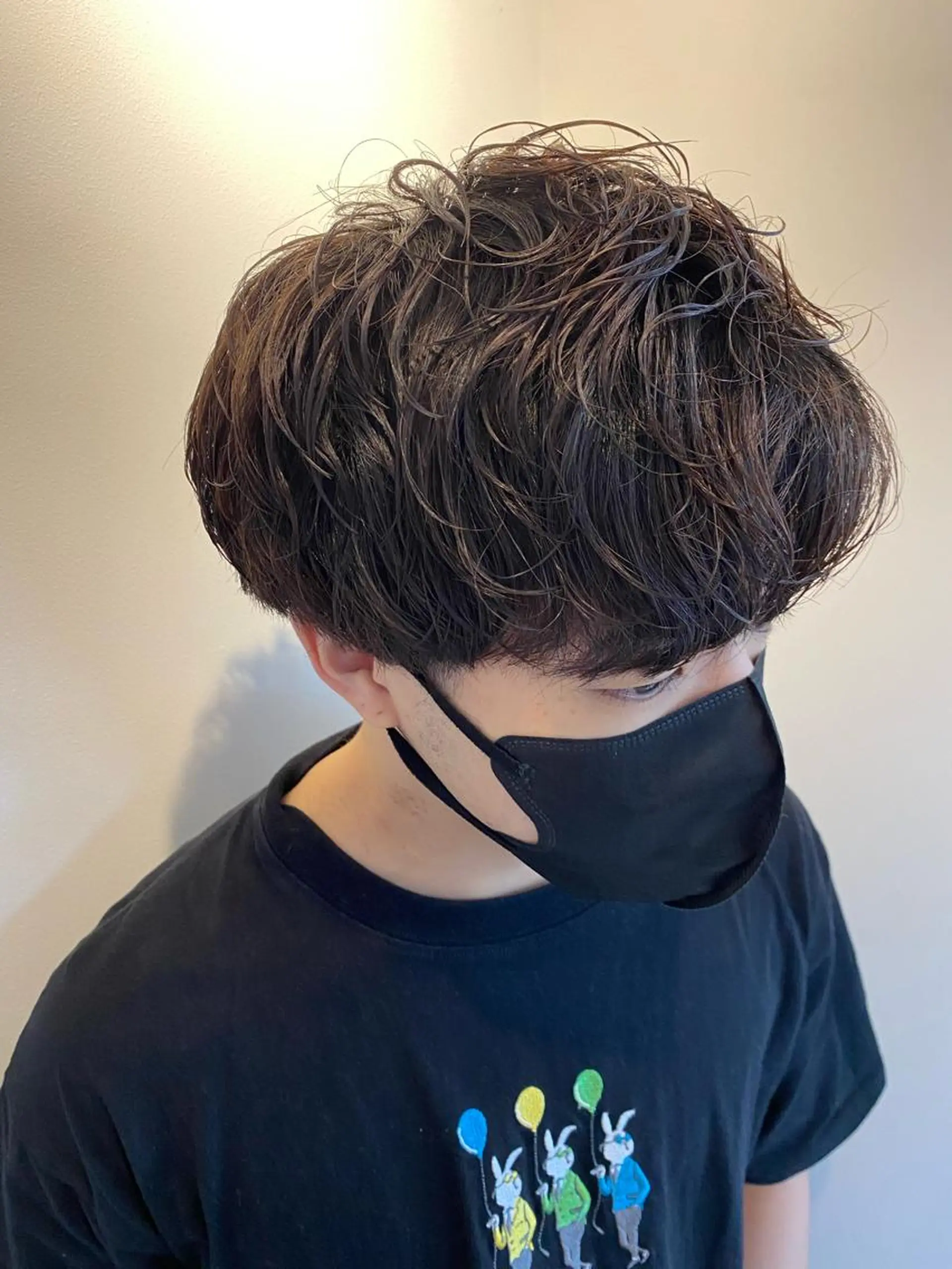 ショート カット 波巻きスパイラル/ メンズパーマ/ゆうひのヘアスタイル