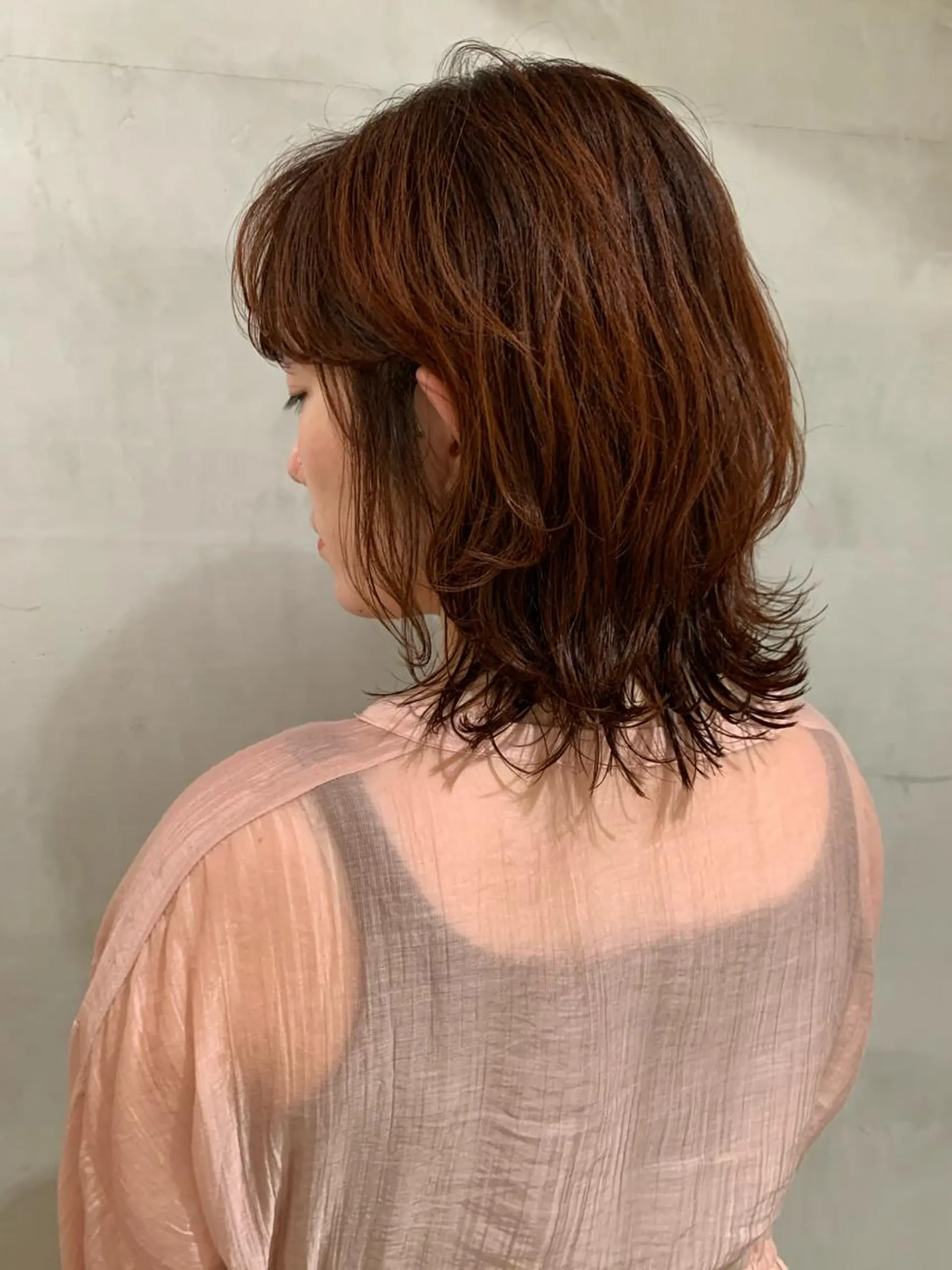 ミディアム カラー ヘアカラー トリートメント アンニュイヘア🪽 ayumiのヘアスタイル