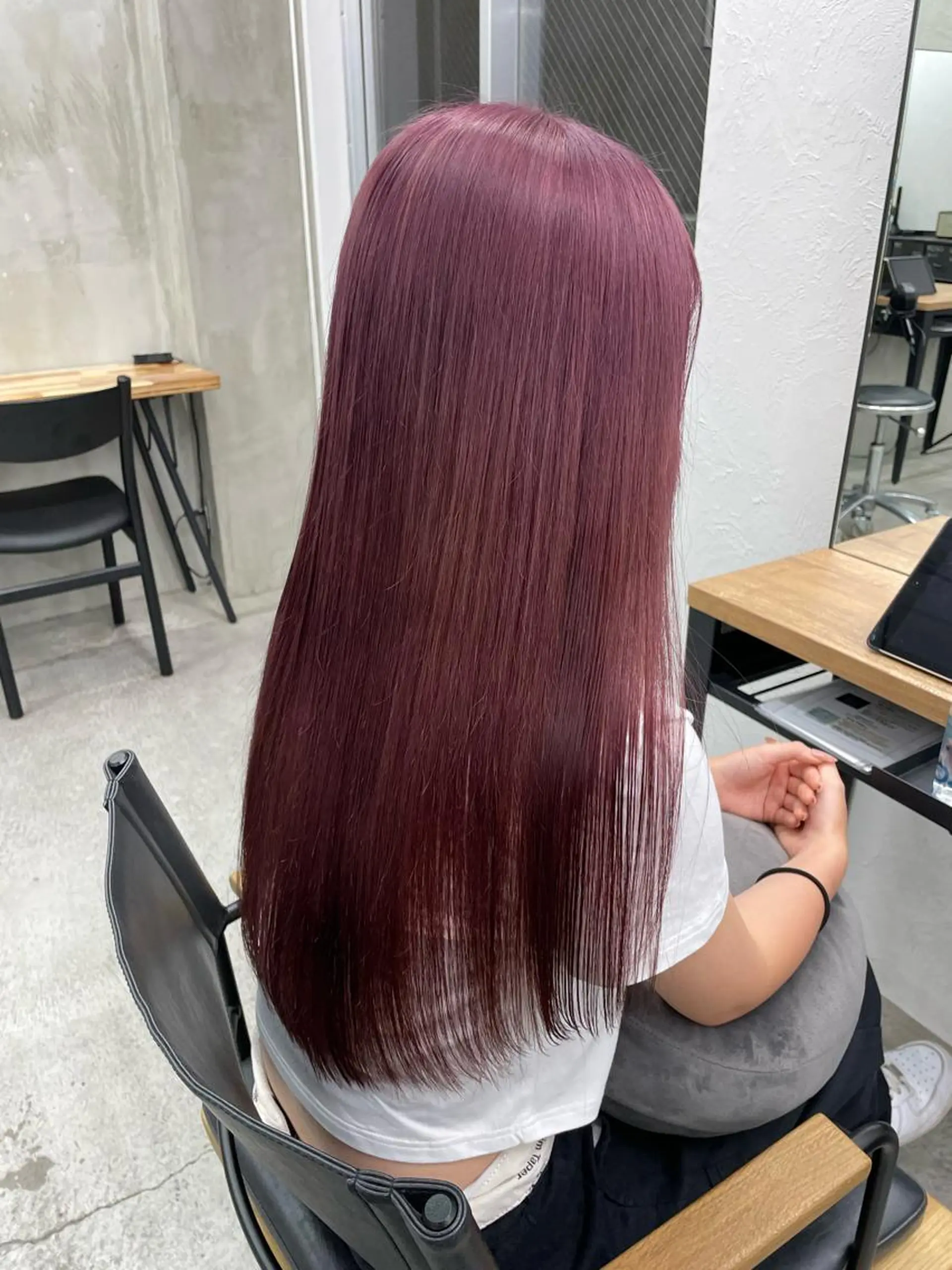 ロング カラー ヘアカラー トリートメント 韓国/ハイトーン/ ボブ🎀MIKU🎀のヘアスタイル