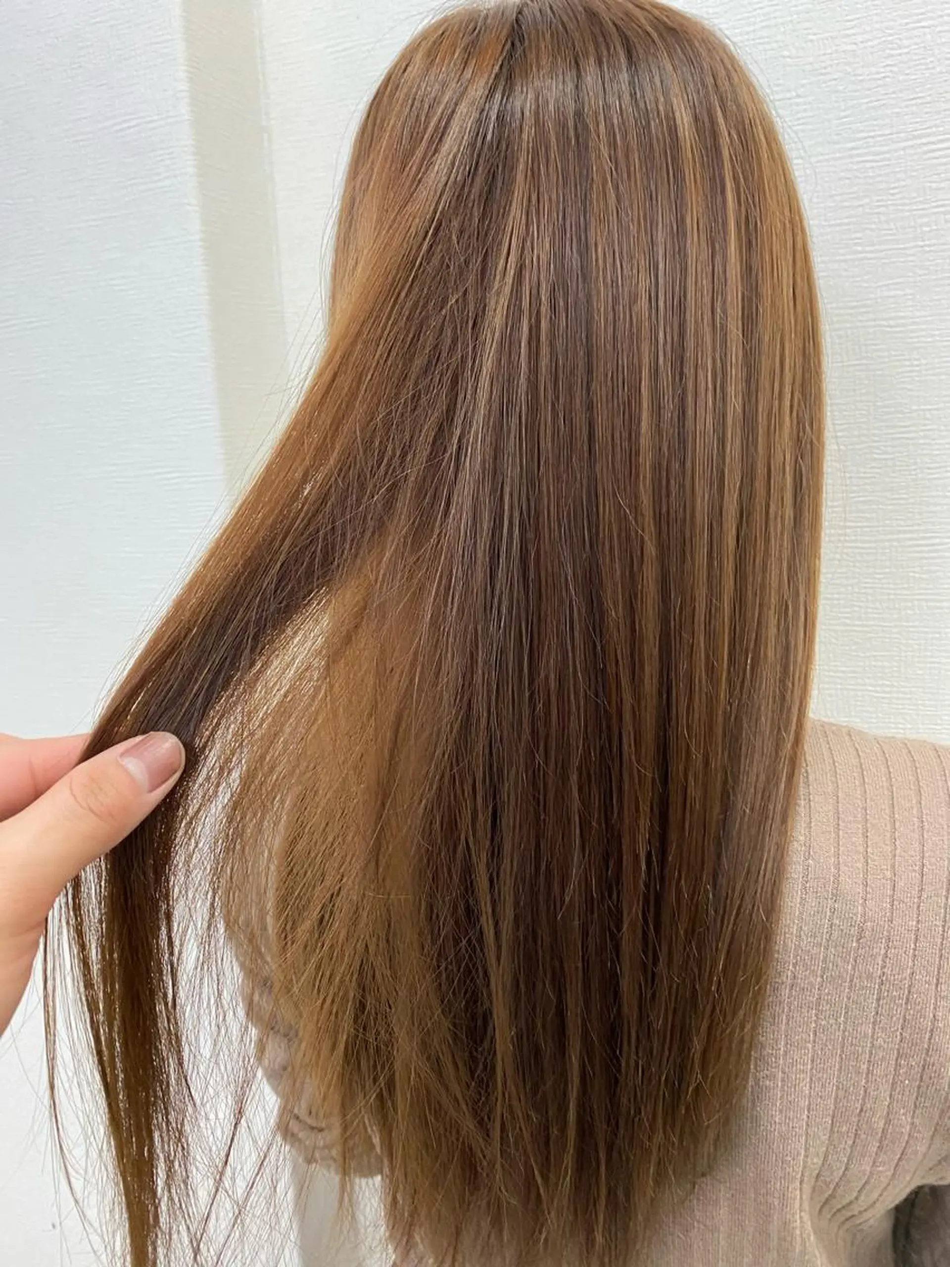 セミロング カラー ヘアアレンジ メンズカット/波巻き TAKUMAのヘアスタイル