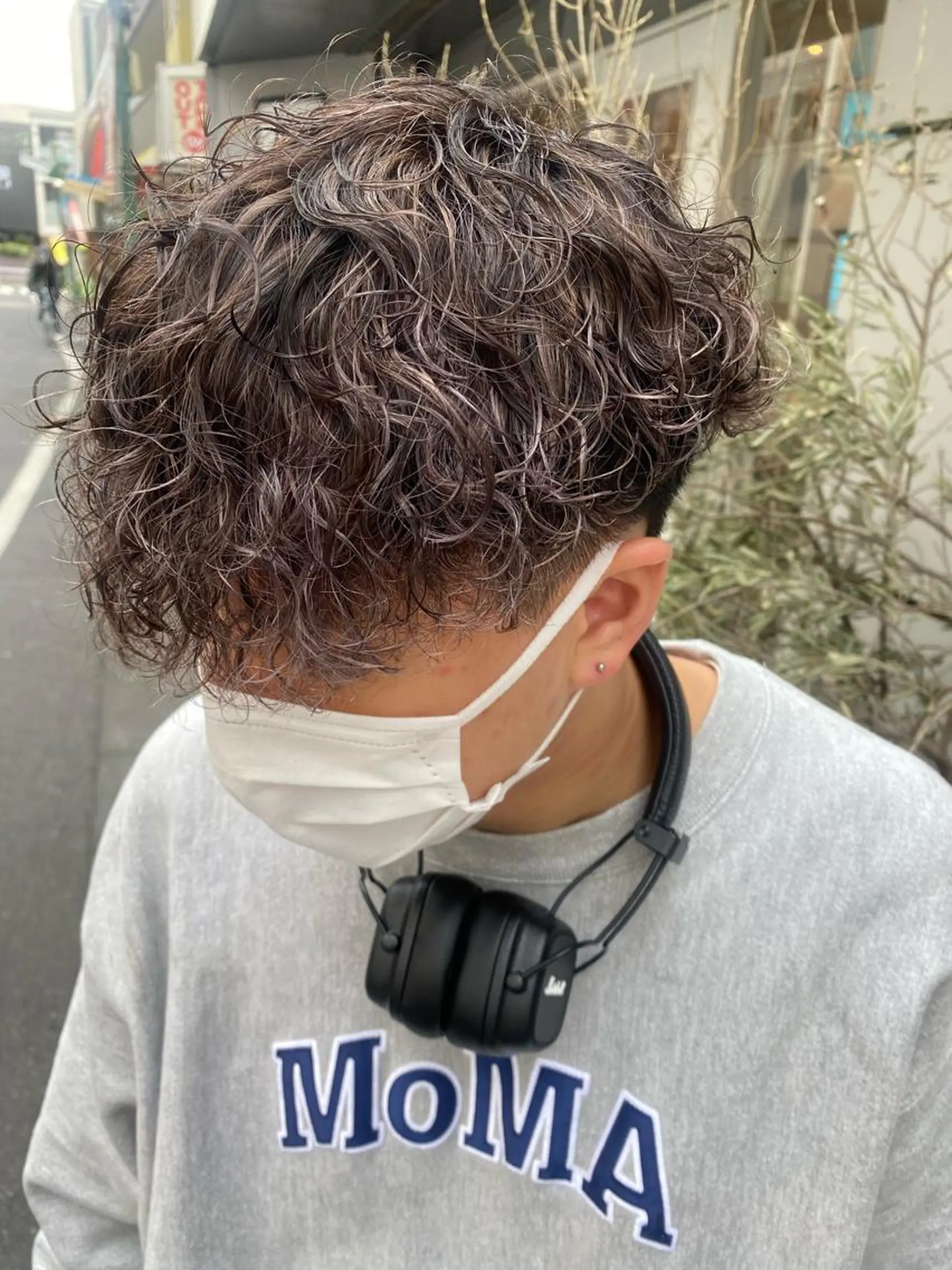 パーマ メンズ 大人透けカラー 🌼小林杏夏🌼のヘアスタイル