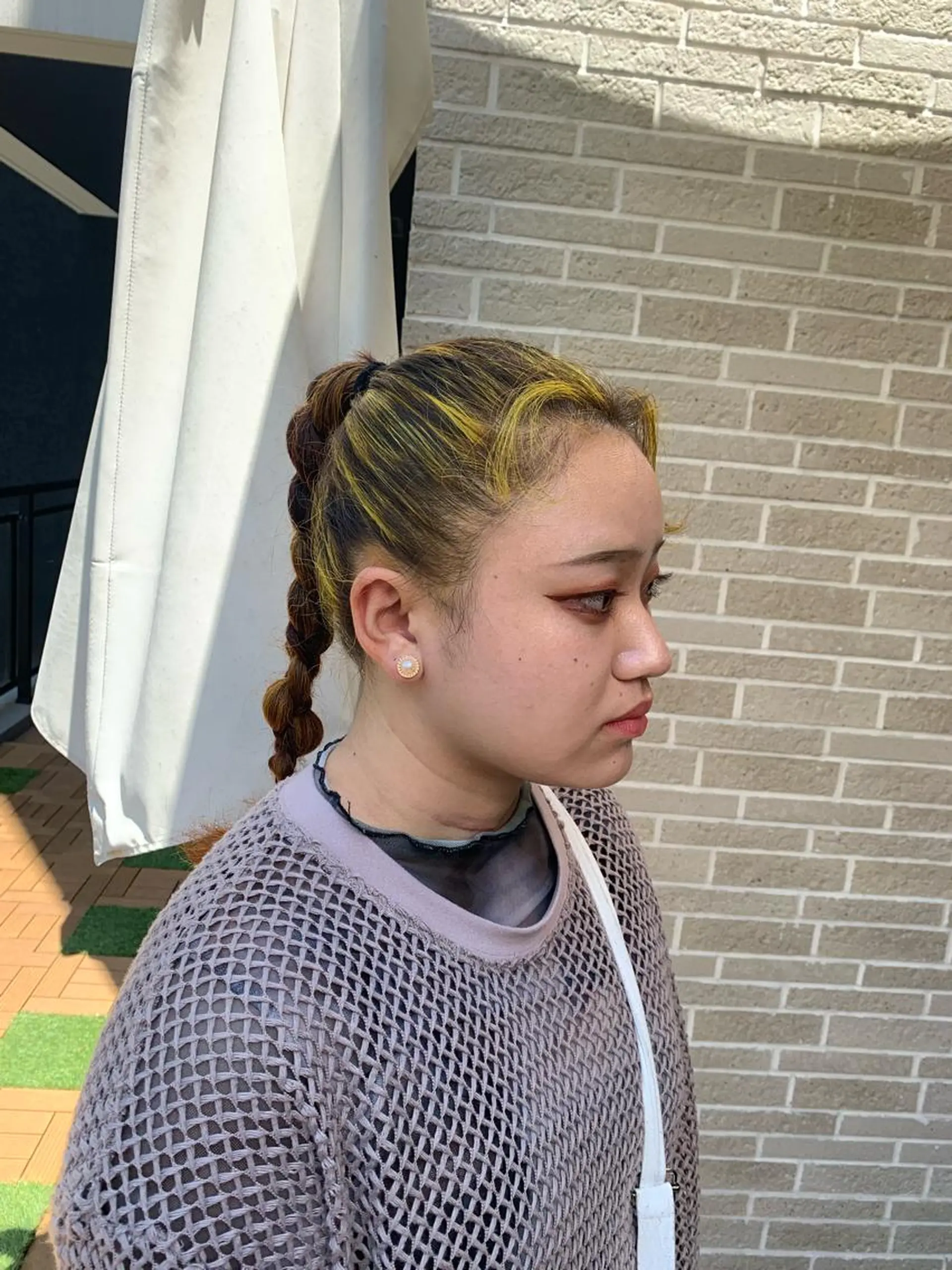 ロング カラー ヘアアレンジ ヘアカラー kei﹏ ﹏ ✄ zina博多のヘアスタイル