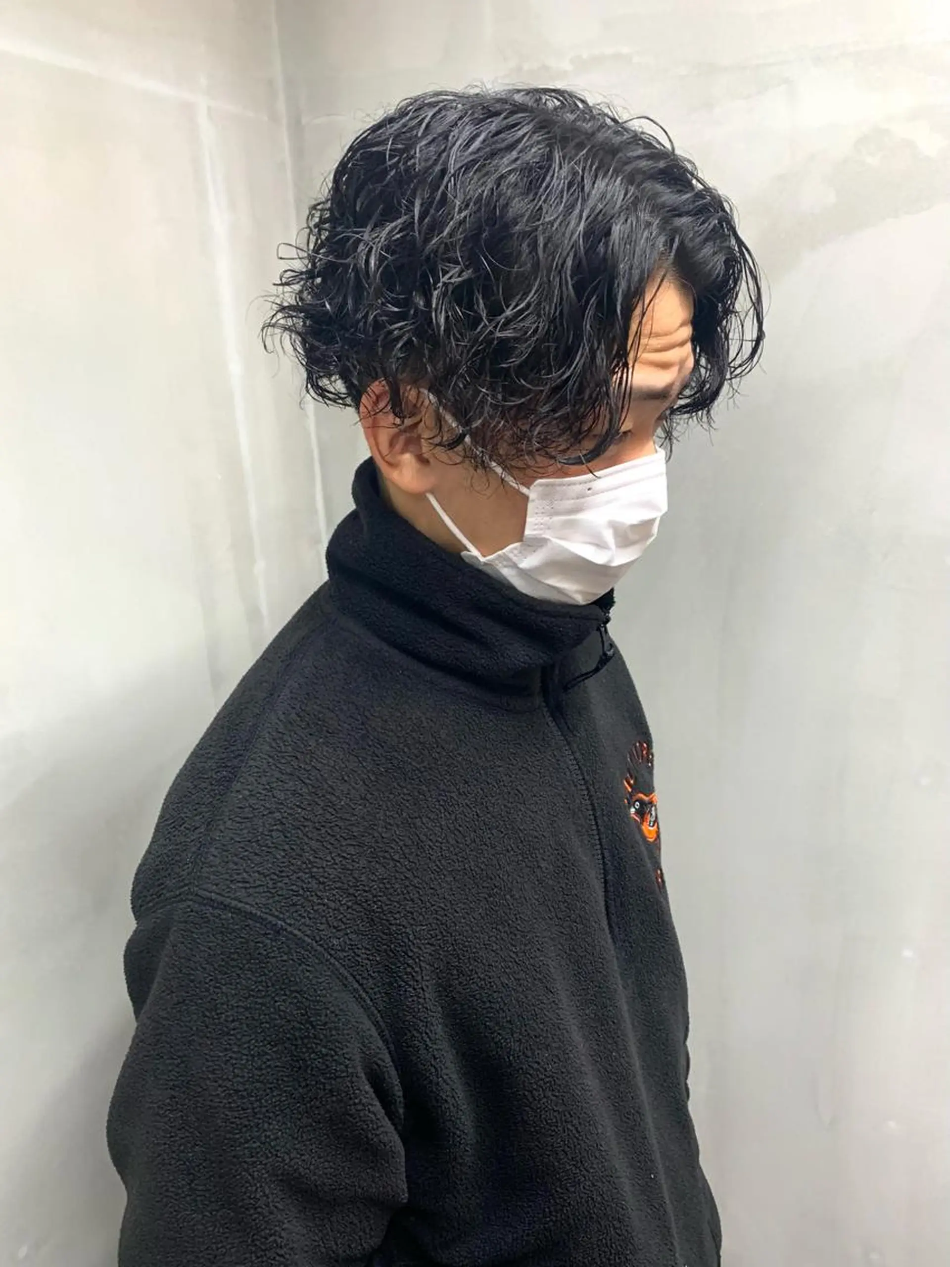 ショート メンズ カット パーマ 【S.BROOM】 店長　西川徹のヘアスタイル