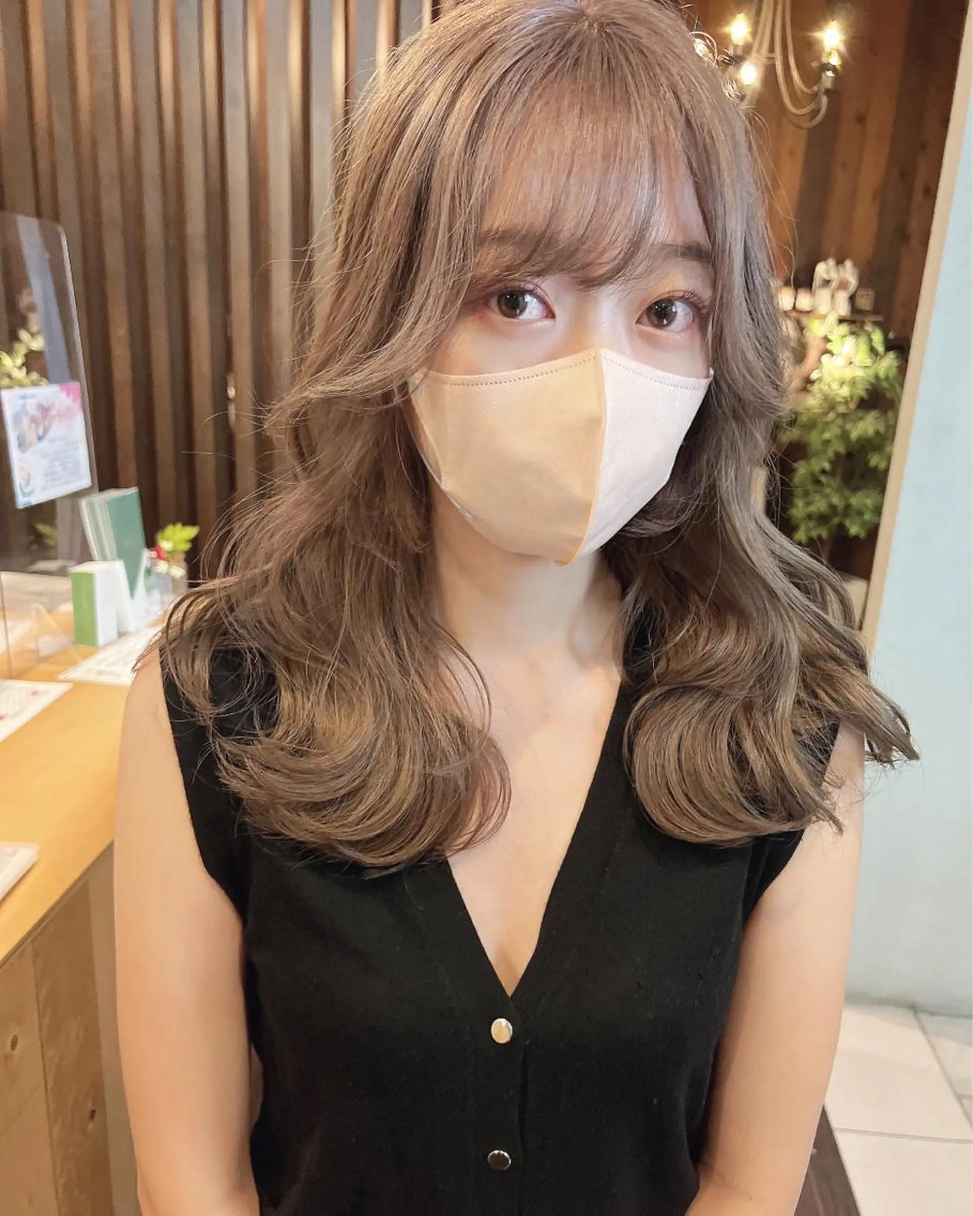セミロング 具志 正太のヘアスタイル