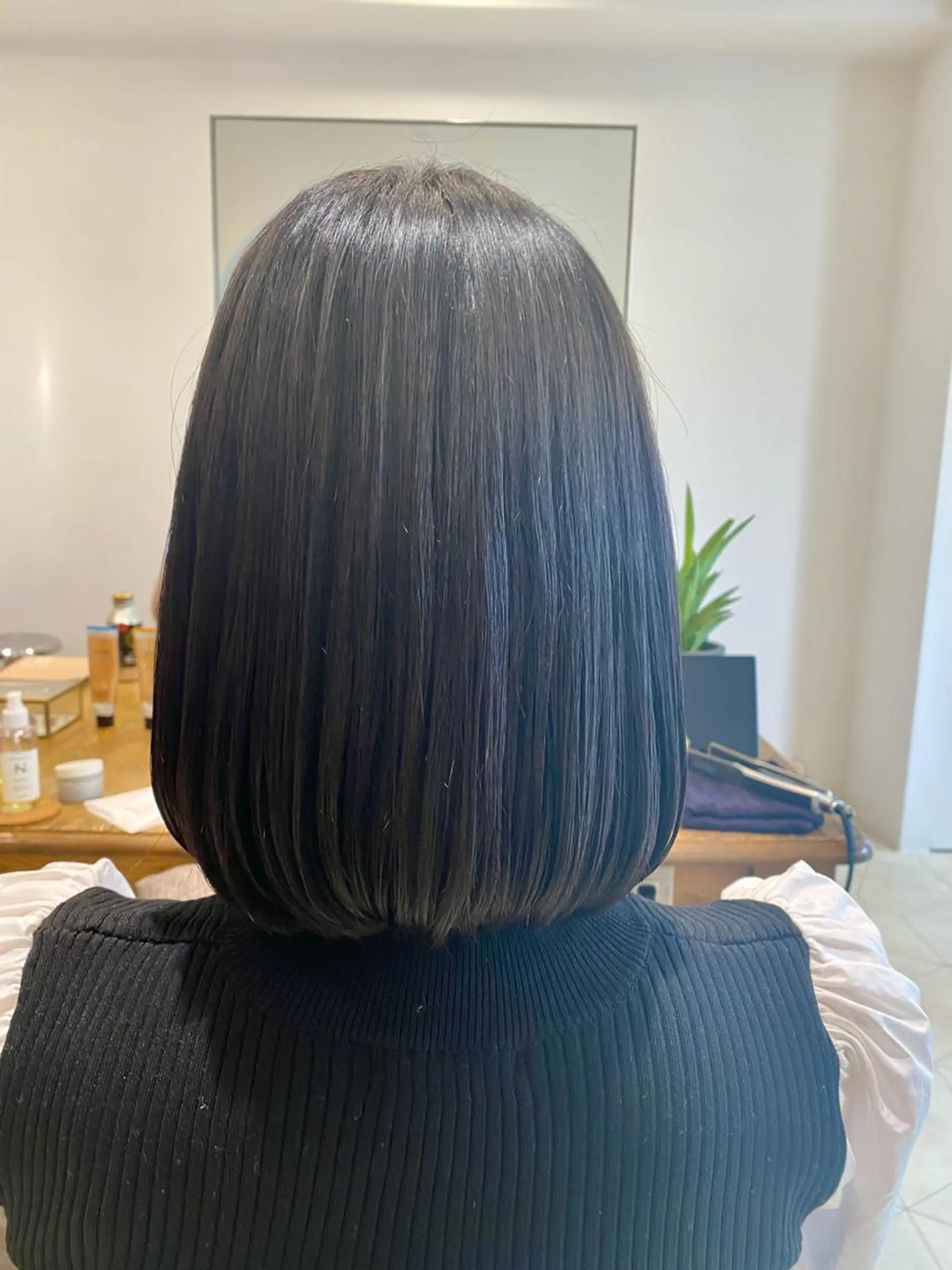 ミディアム 大倉 未波のヘアスタイル