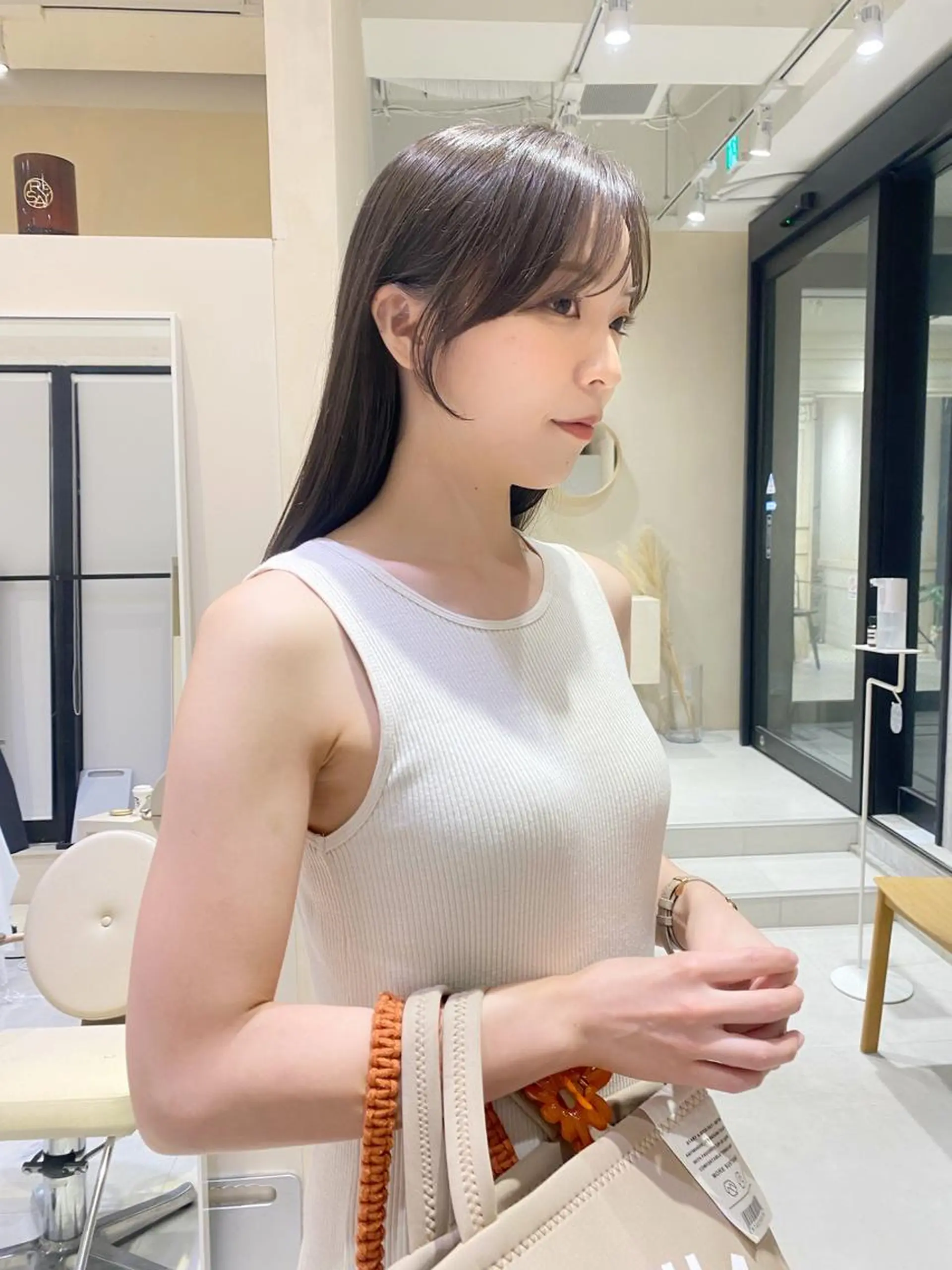 カラー cie所属・ボブ/ミニボブ 透明感カラーkadoのヘアスタイル