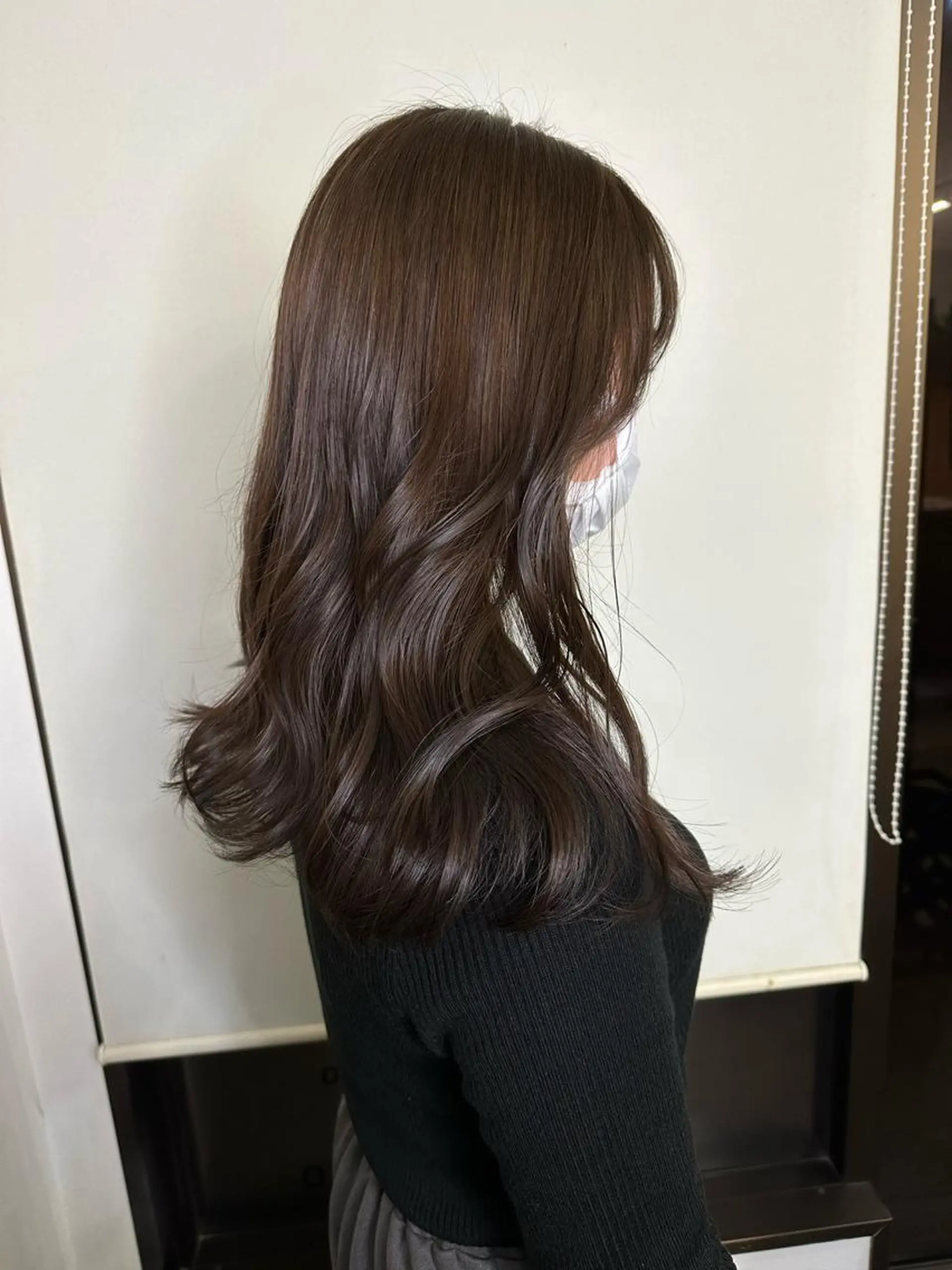 ミディアム カラー ブリーチ ブリーチなしカラー peg.hair所属・ブリーチカラー🫧 森　凪沙のヘアスタイル