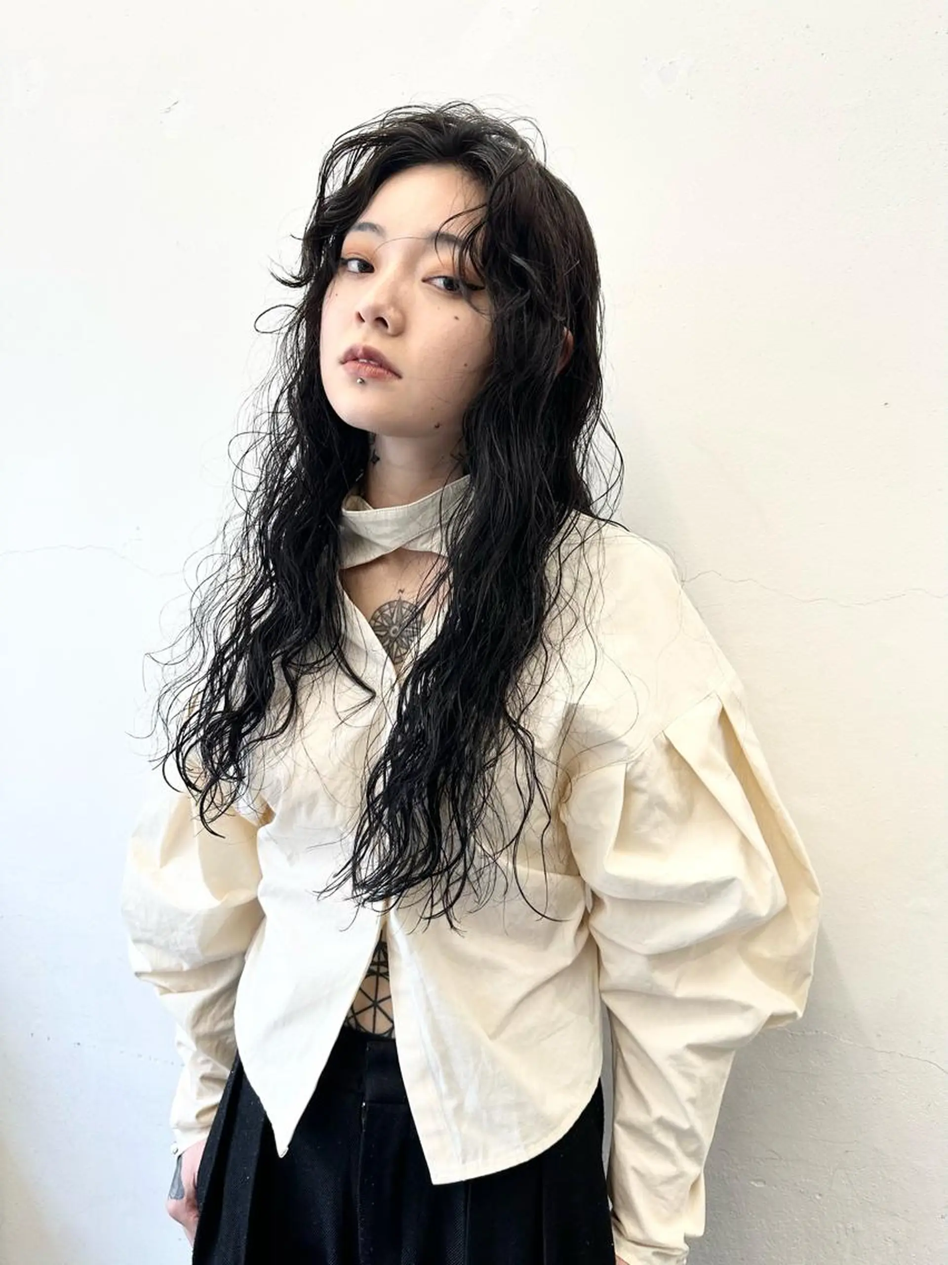 ロング カラー パーマ カット ヘアカラー パーマ トリートメント レイヤーカット/艶髪 ✨💭KIRARIのヘアスタイル