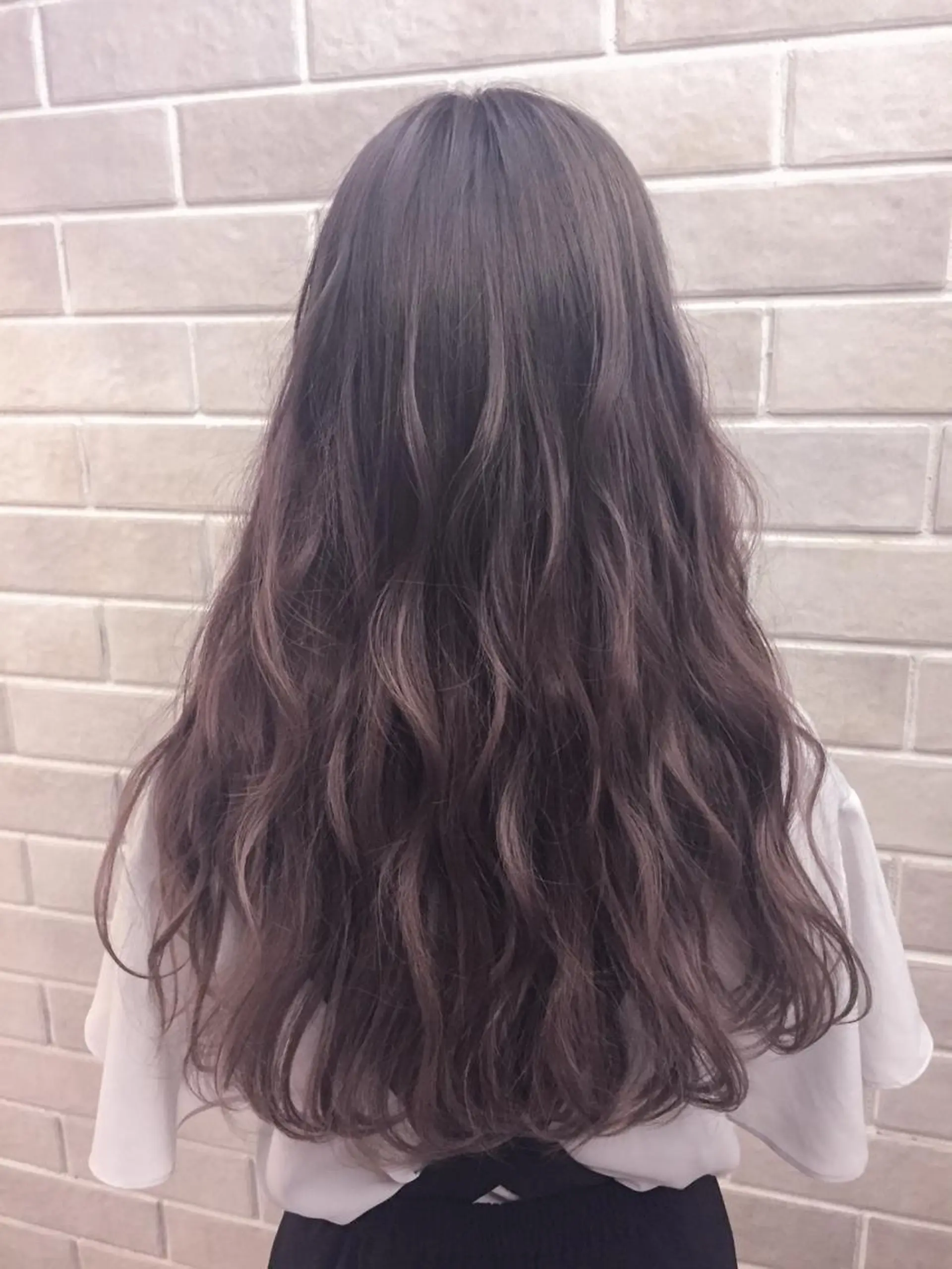 ロング 韓国系ダブルカラー✨ ハイライト専門✨春日のヘアスタイル