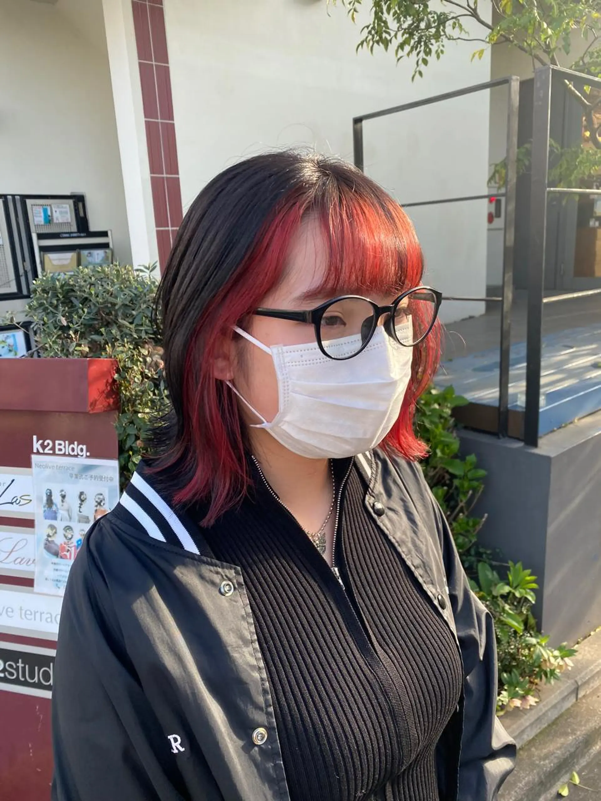 ミディアム カラー ミストバング フェイスフレーミング ヘアカラー 艶カラー/耳つぼ/ 渡辺奈緒のその他イメージ