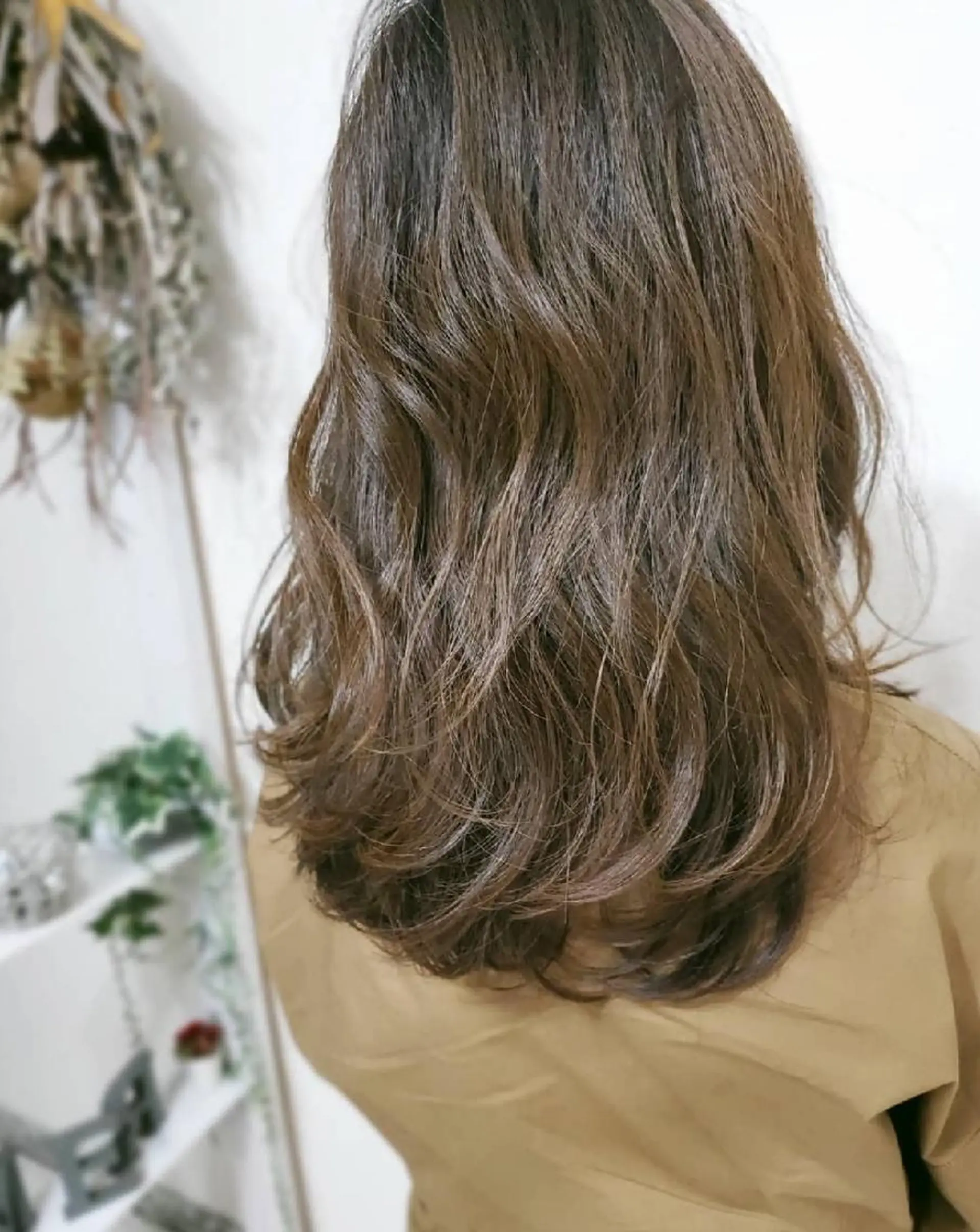 セミロング ヘアアレンジ カラー See by merのマツエク・マツパデザイン