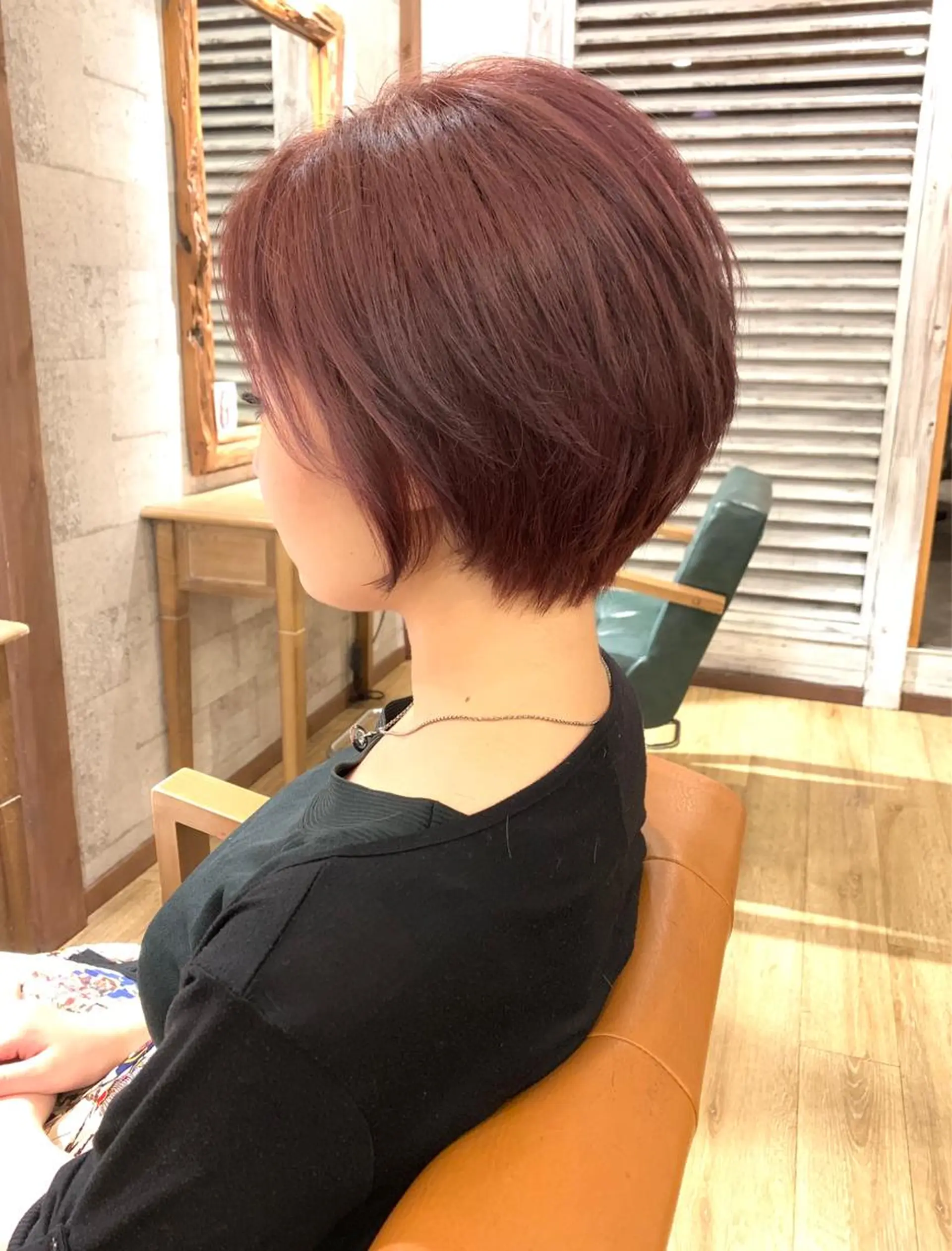 ショート カラー アッシュ ブリーチ 透明感カラー ラベンダーカラー ラベンダーアッシュ カット ヘアカラー トリートメント SALOWIN(サロウィン)広島並木通り所属・田村和範/似合わせ カラー/縮毛矯正のヘアスタイル