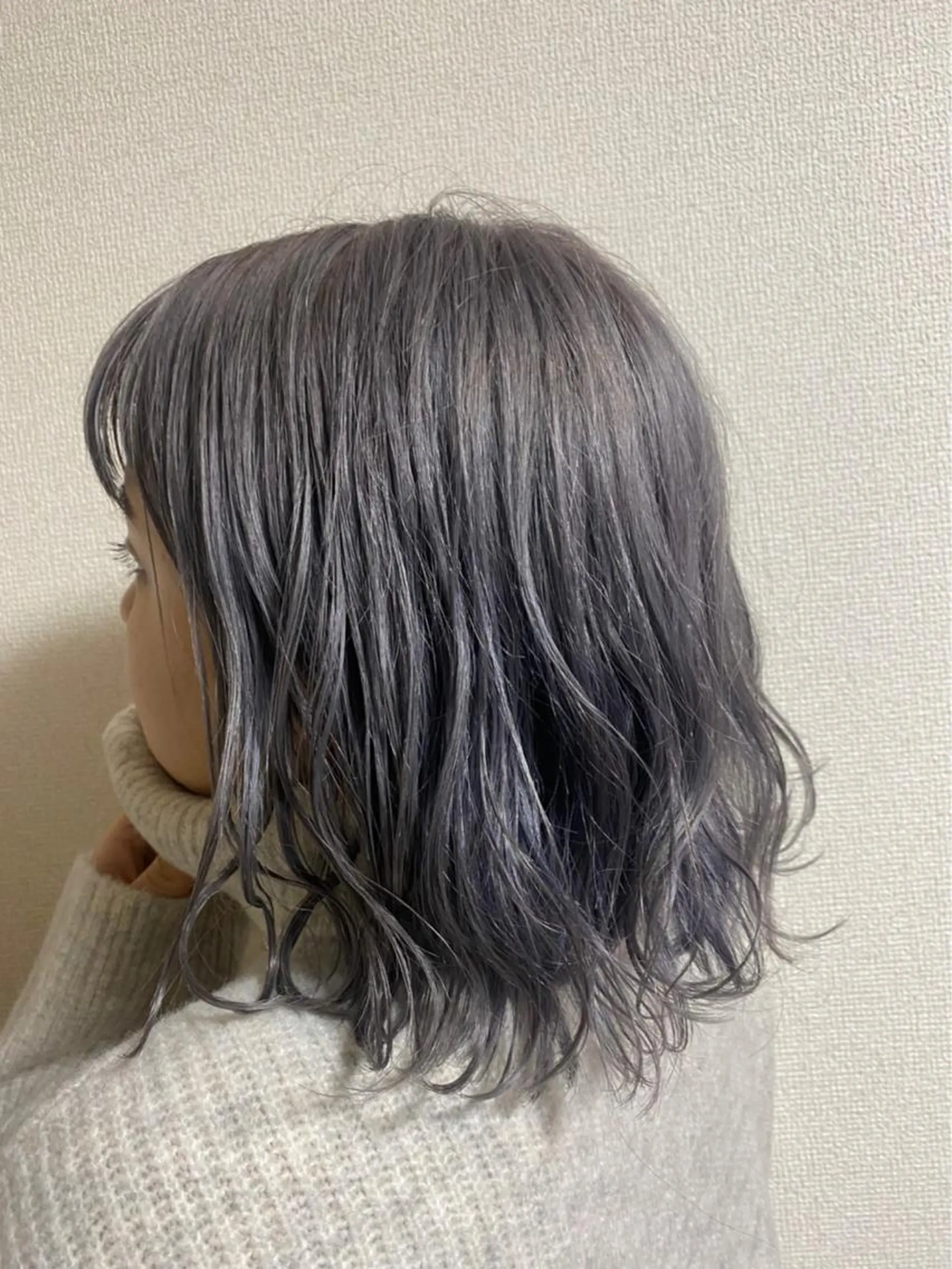 ミディアム カラー パーマ ヘアアレンジ メンズ キッズ ネイル マツエク・マツパ 暖色系/透明感 治野心のヘアスタイル