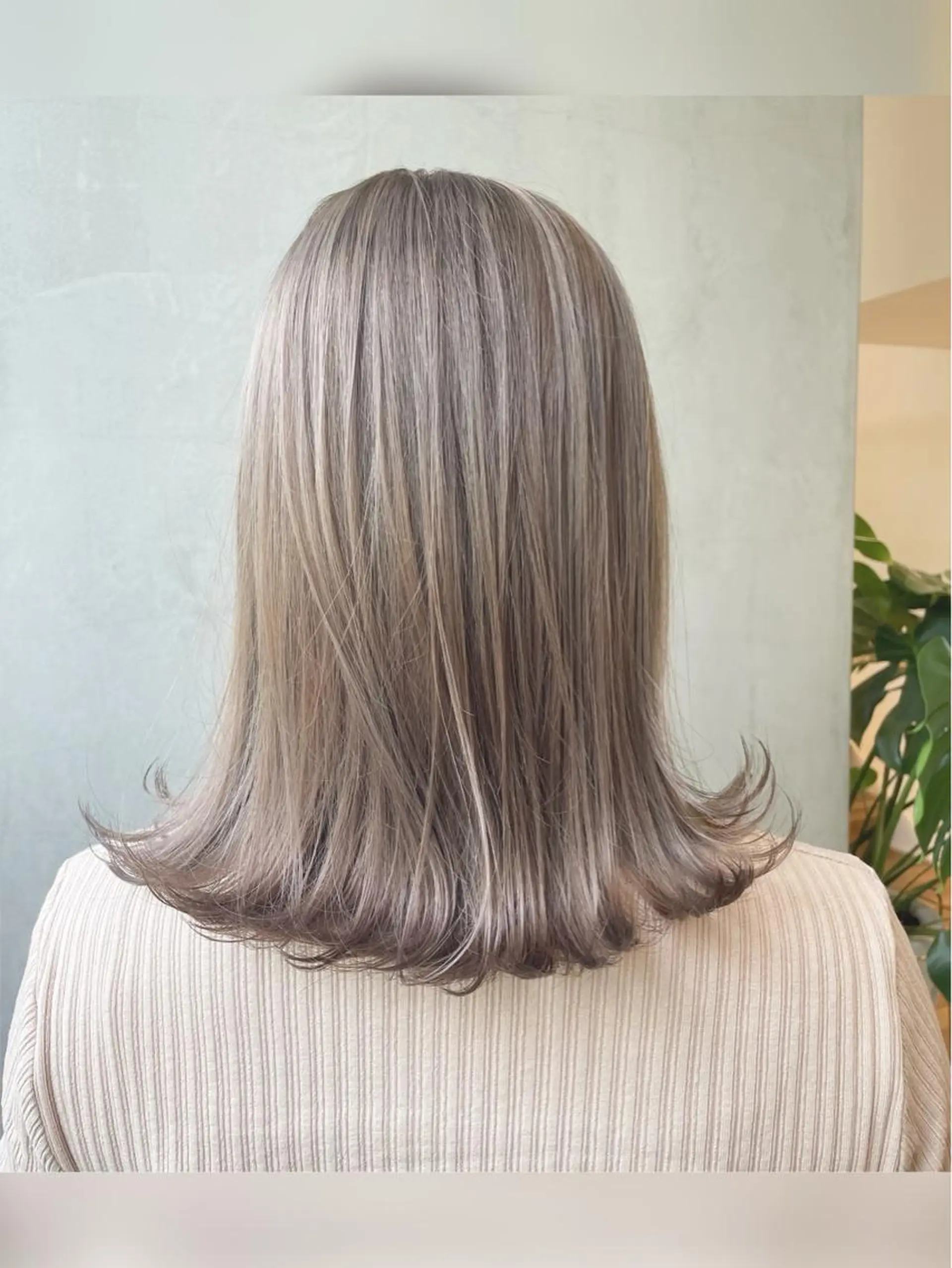 ミディアム カラー カット ヘアカラー トリートメント 🫧透明感ヘア🫧 🧸竹花　彩希🧸のヘアスタイル