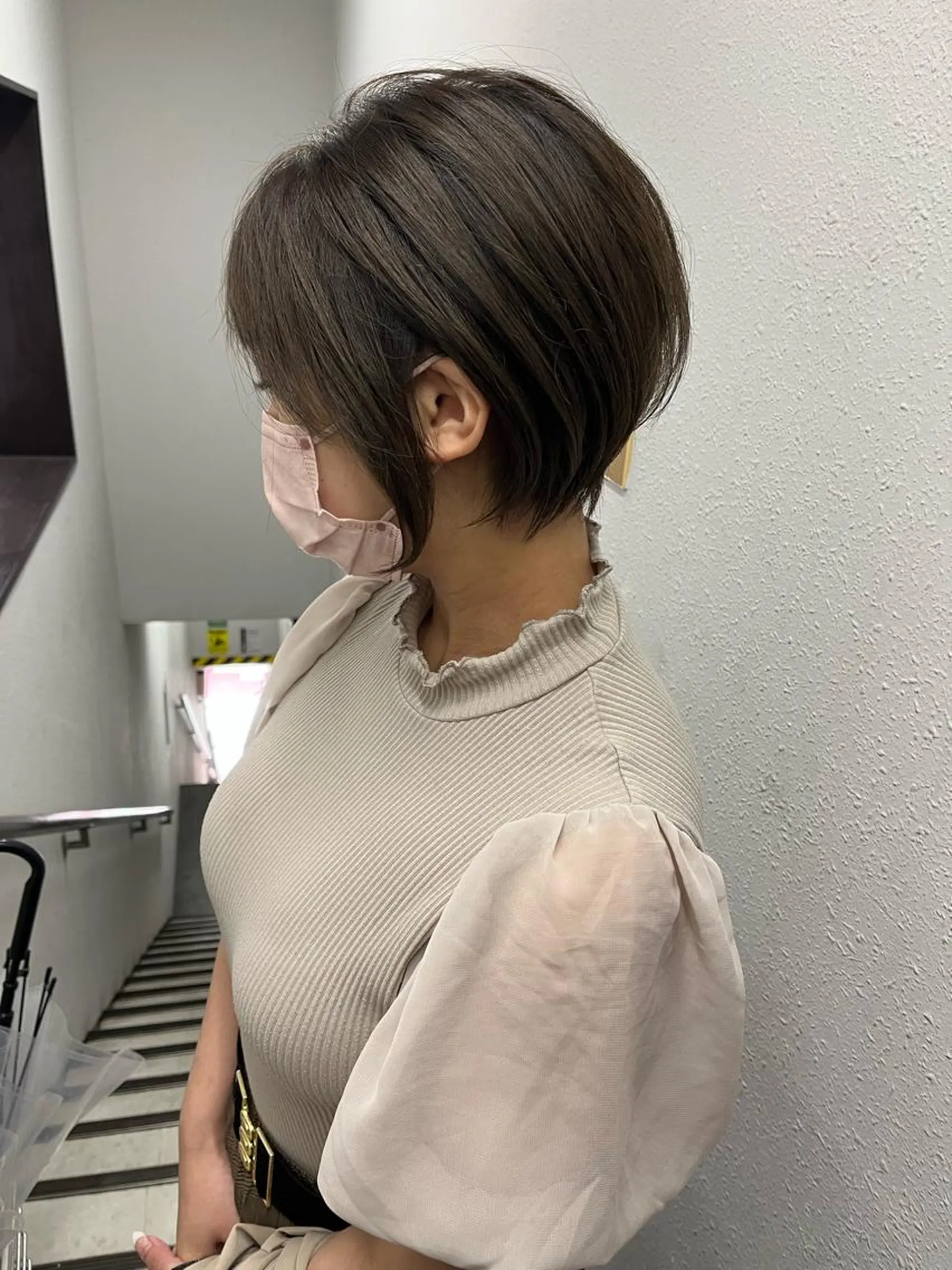 ショート ショートヘア カット ヘアカラー トリートメント 💗レイヤーショート ボブ艶髪/竜也💗のヘアスタイル