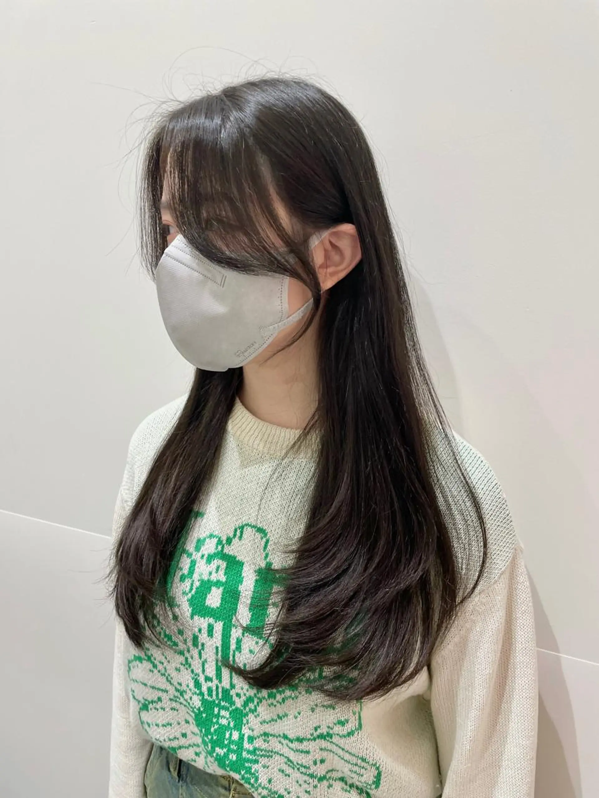 ロング ハイレイヤー レイヤーカット カット ❤︎︎韓国ヘア❤︎︎ 𝑺𝒉𝒊𝒉𝒐のヘアスタイル