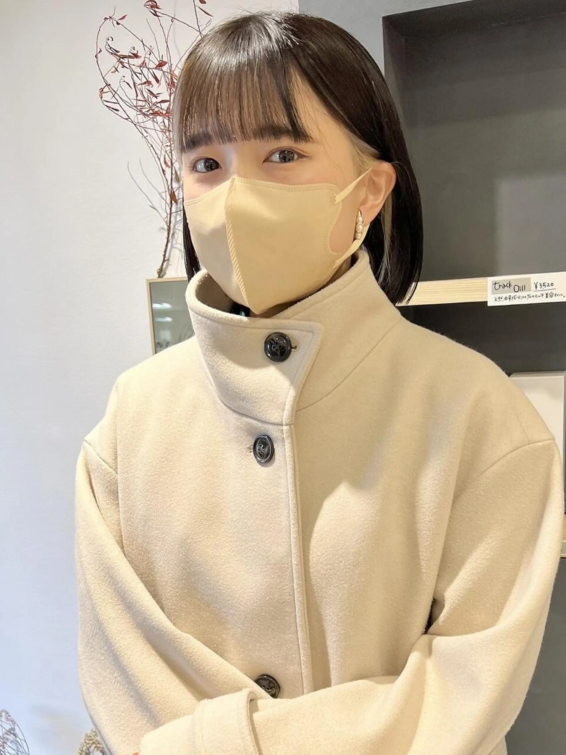 ショート ボブ 似合わせカット ワイドバング AI TOKYO　S所属・mizuki 【韓国レイヤー】のヘアスタイル