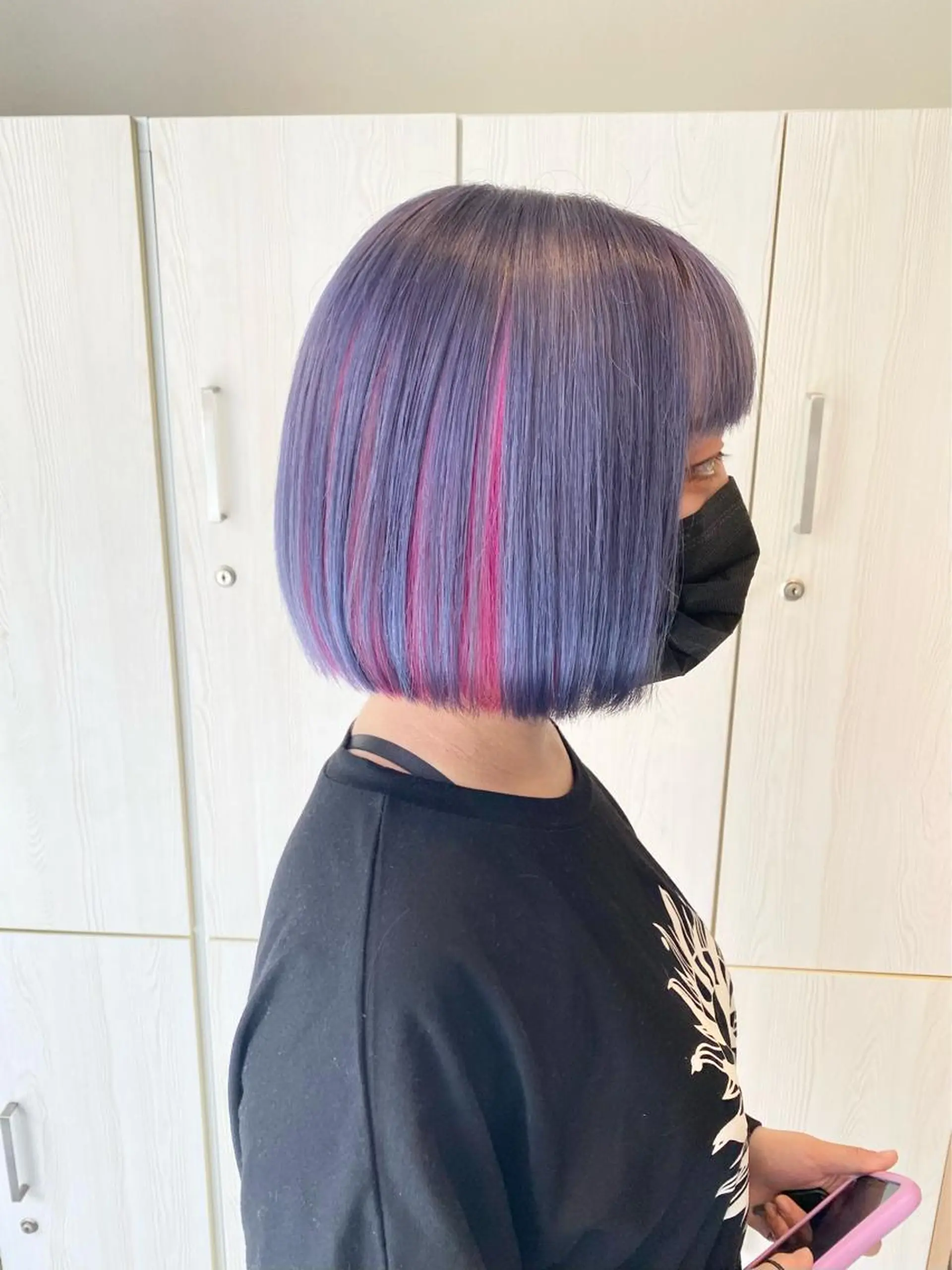 ショート カラー ブルーカラー ブルーラベンダー ラベンダーカラー ピンクカラー カット ヘアカラー トリートメント Masena所属・Director 🌈中川慎之介のヘアスタイル