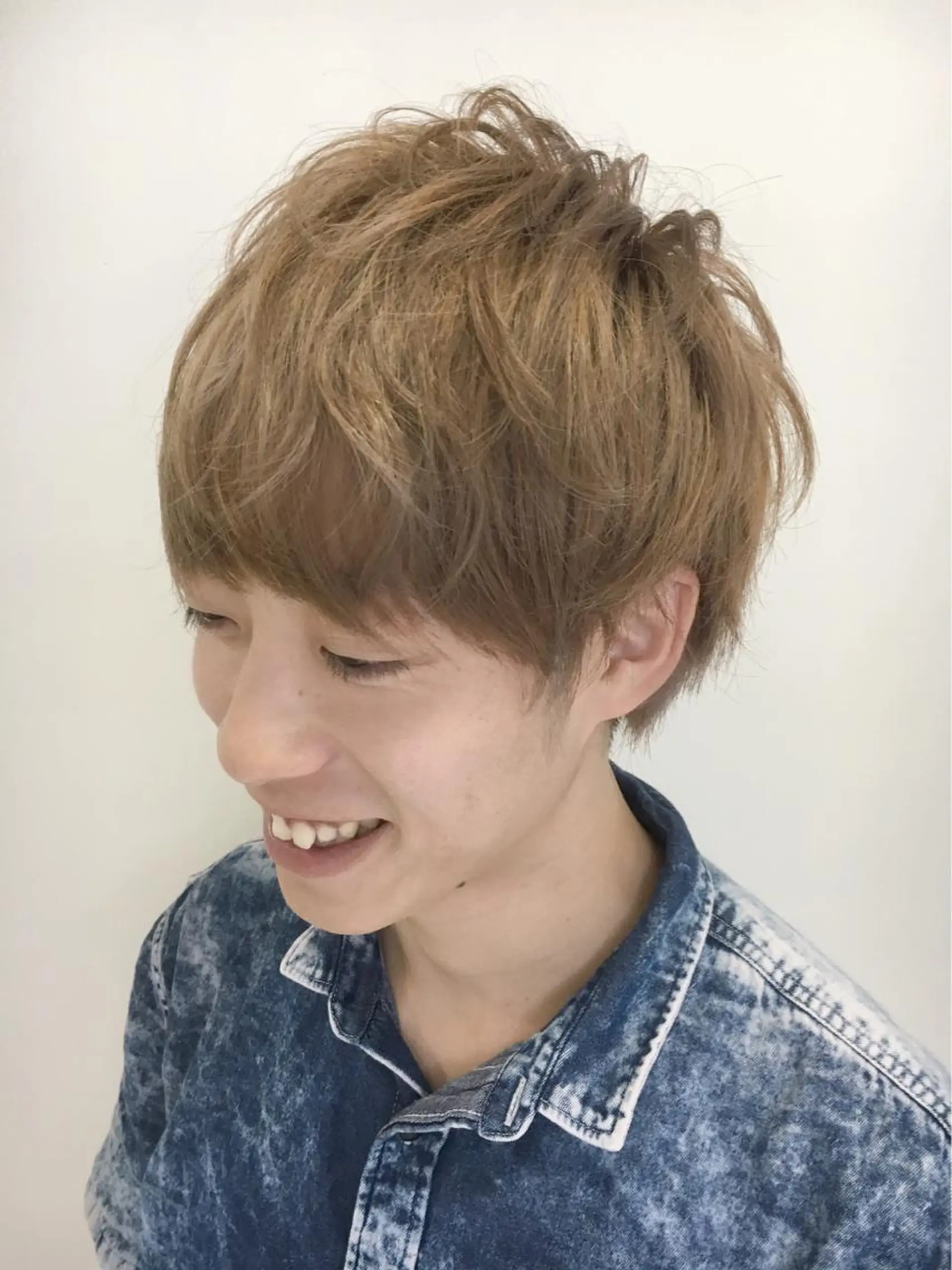 ショート メンズ ヘアカラー 永井 大希のヘアスタイル