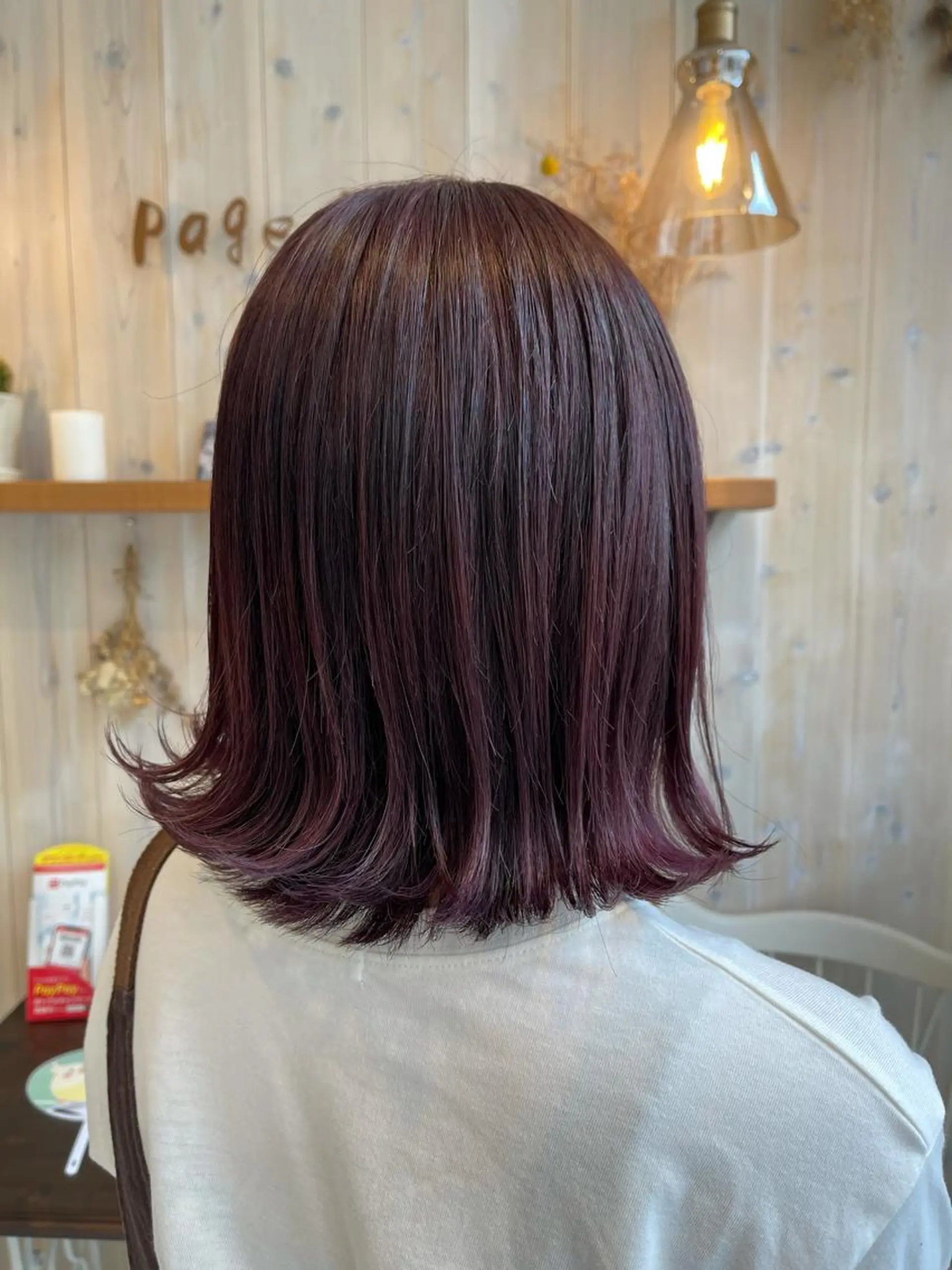 ショート カラー ピンクカラー ピンクパープル パープルカラー カット ヘアカラー アニメオタク美容師✂ miharuのヘアスタイル