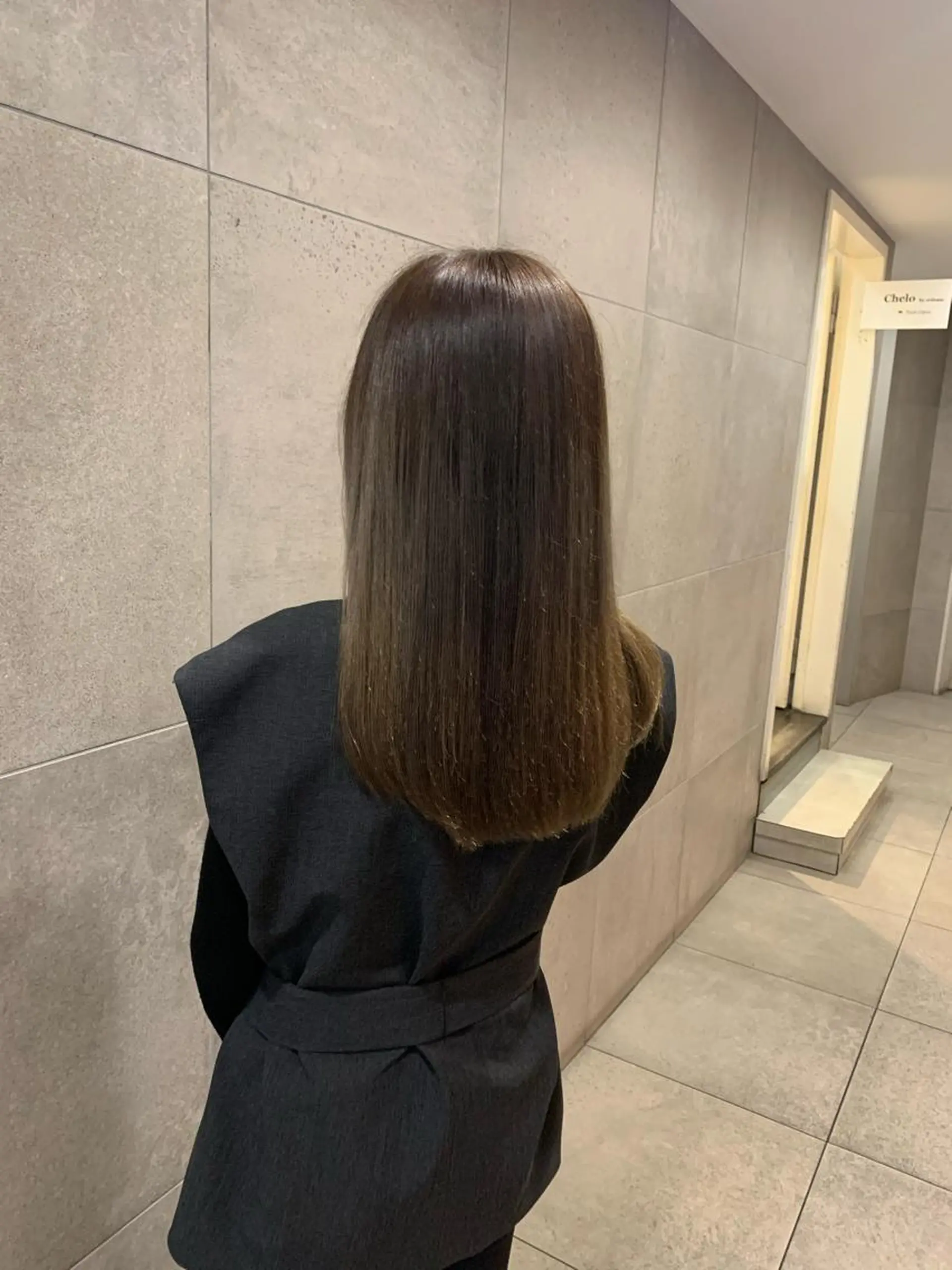 セミロング アッシュ AHNKISM所属・増田 晃士のヘアスタイル