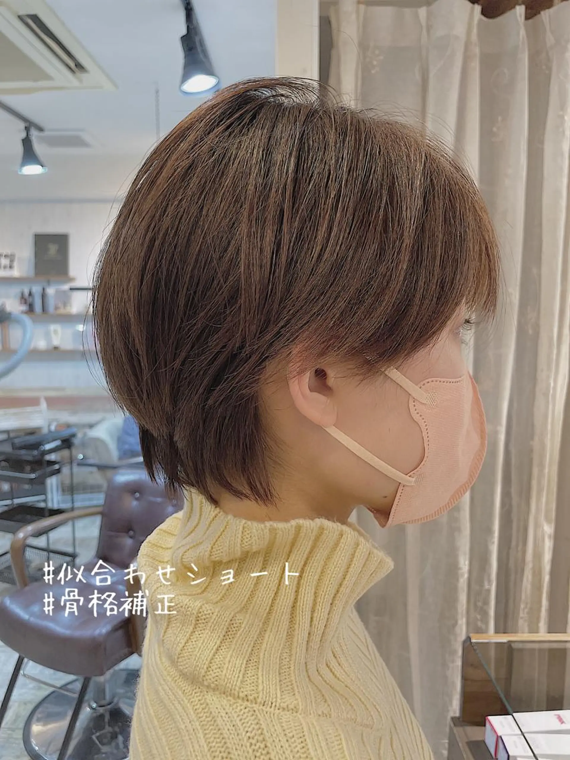 ショート カラー アッシュ ベージュカラー ブルーカラー ブルーグレー ブルーグレージュ ヘアカラー トリートメント 【垢抜け大人髪】 TIARA西山のヘアスタイル