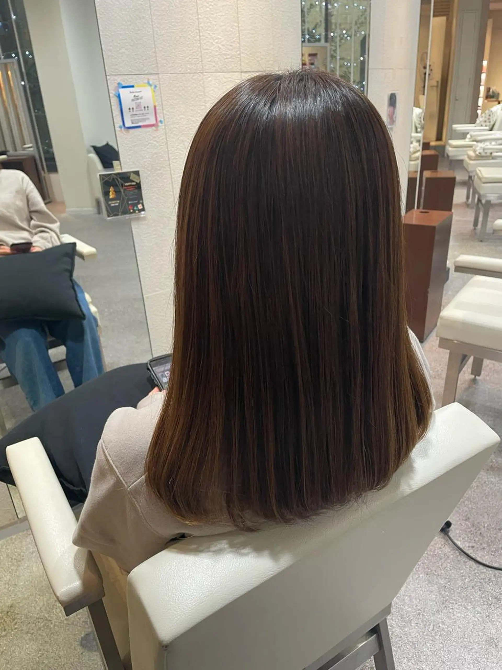 パーマ 縮毛矯正 ストレートパーマ キルンサンピアン所属・ナチュラルカラー 児玉優香のヘアスタイル