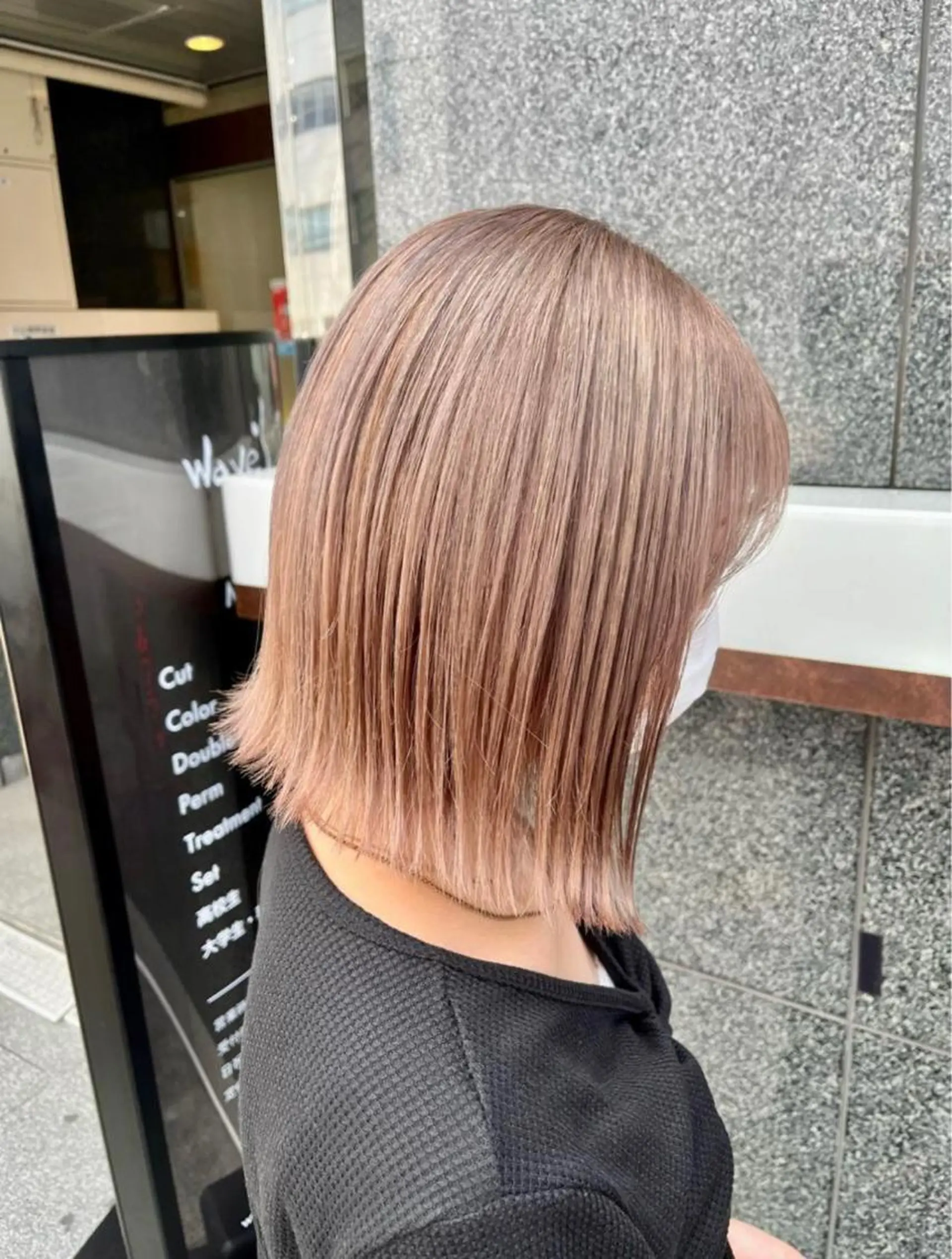 カラー ヘアカラー トリートメント ヘアセット 💎門奈💎髪質改善 /透明感カラーのヘアスタイル