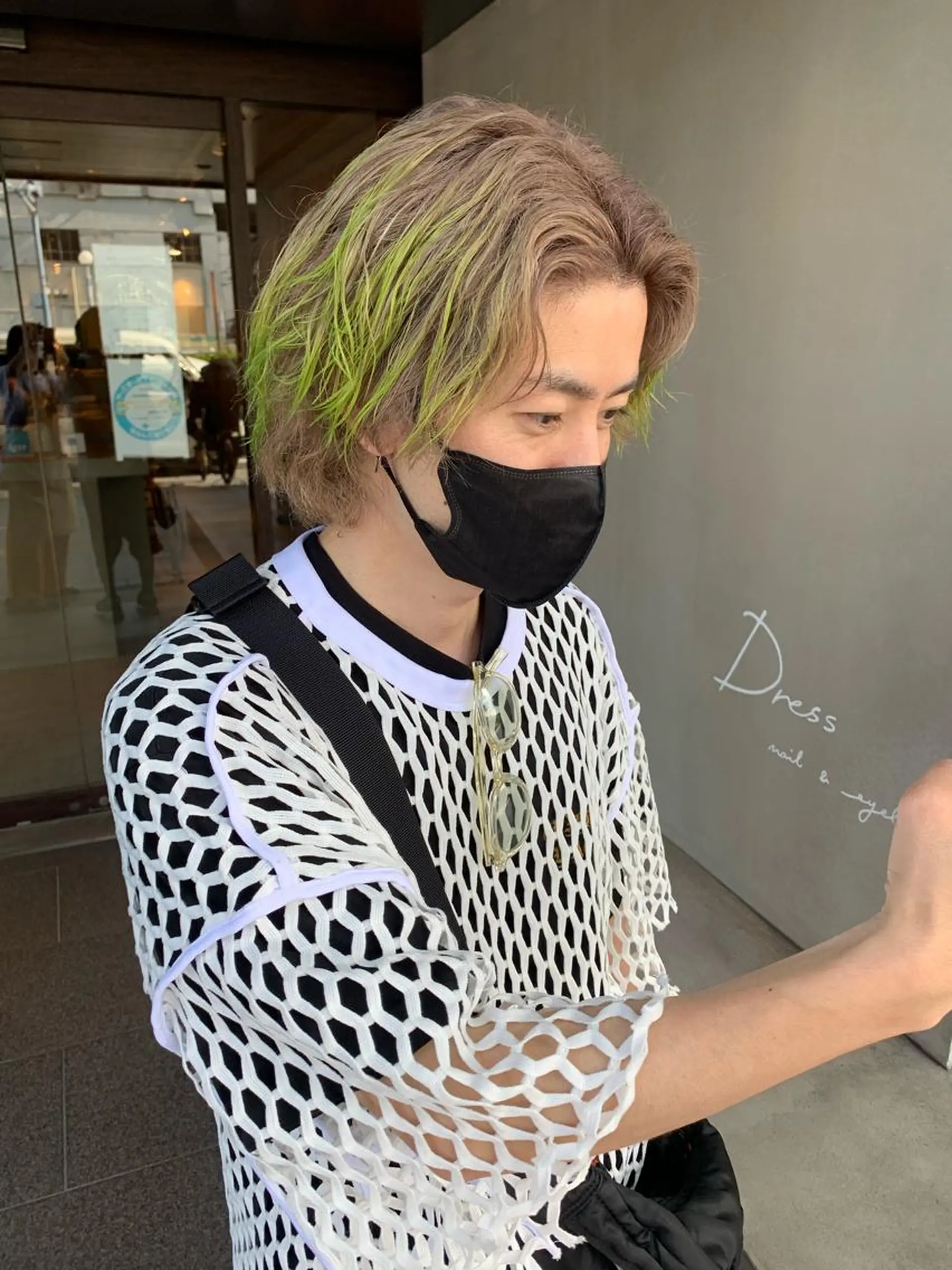 ショート カラー ヘアカラー ブリーチ/アレンジ 天満/chihiroのヘアスタイル