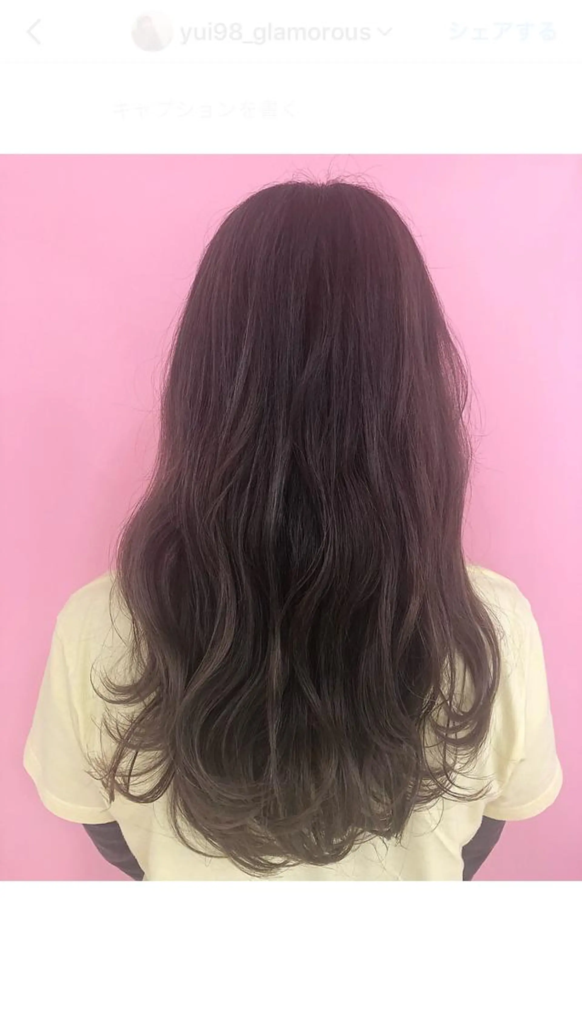 ロング カラー 透明感カラー グレージュ ハイライトカラー ラベンダーカラー ラベンダーグレージュ RUMéL 🌙YUIのマツエク・マツパデザイン