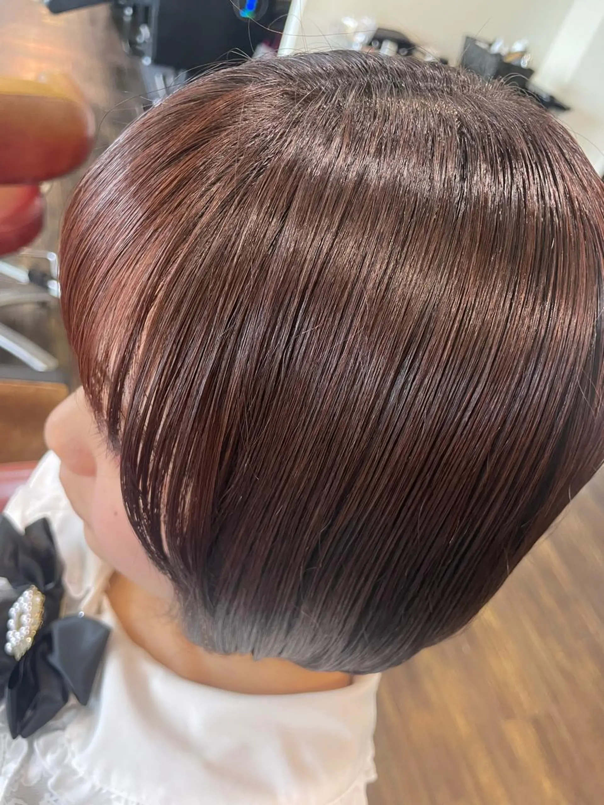 カラー ラベンダーカラー ピンクカラー ピンクラベンダー 佐藤 綾郁のヘアスタイル
