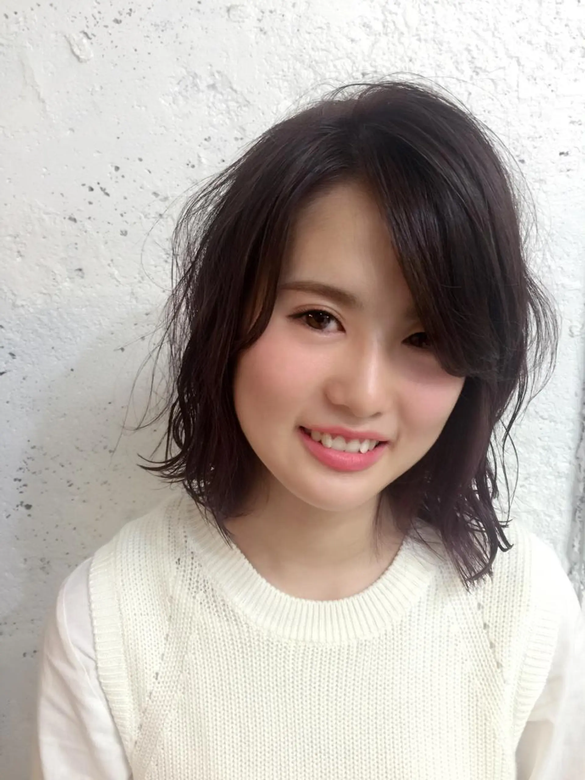 ミディアム 外ハネヘア Beppin total beauty salon所属・beppin eyelashのマツエク・マツパデザイン